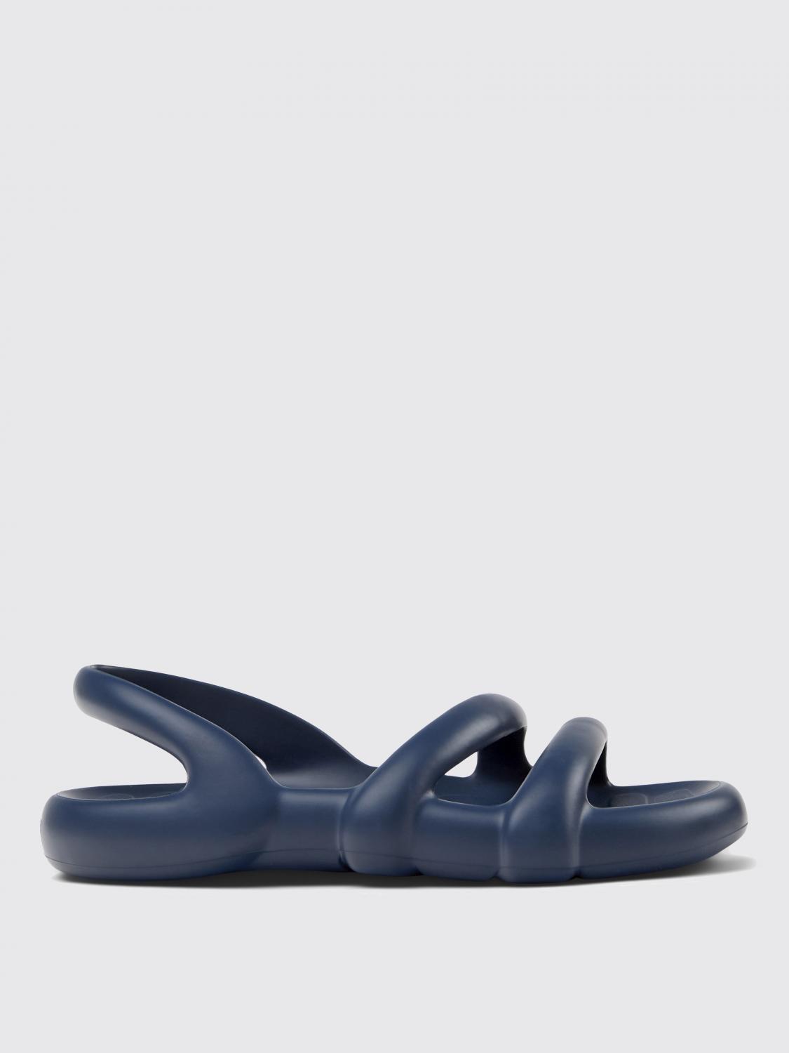 CAMPER SANDALEN MIT ABSATZ: Kobarah Flat Camper Sandalen aus XL EXTRALIGHT® Eva, Blau - Img 1