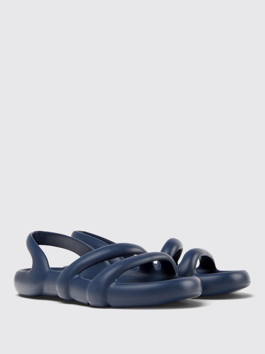 CAMPER SANDALEN MIT ABSATZ: Kobarah Flat Camper Sandalen aus XL EXTRALIGHT® Eva, Blau - Img 2