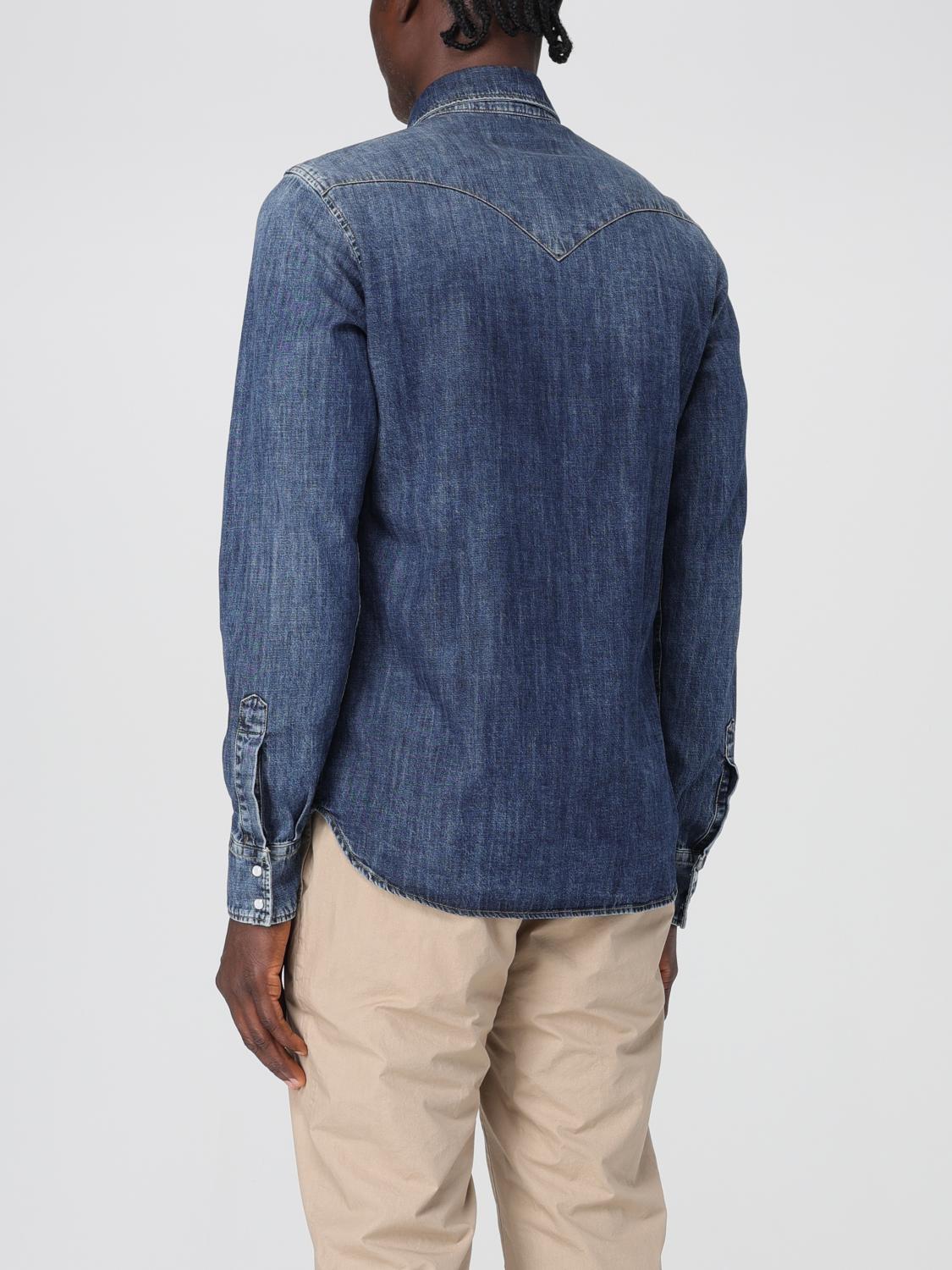 GRIFONI HEMD: Hemd herren Grifoni, Denim - Img 2