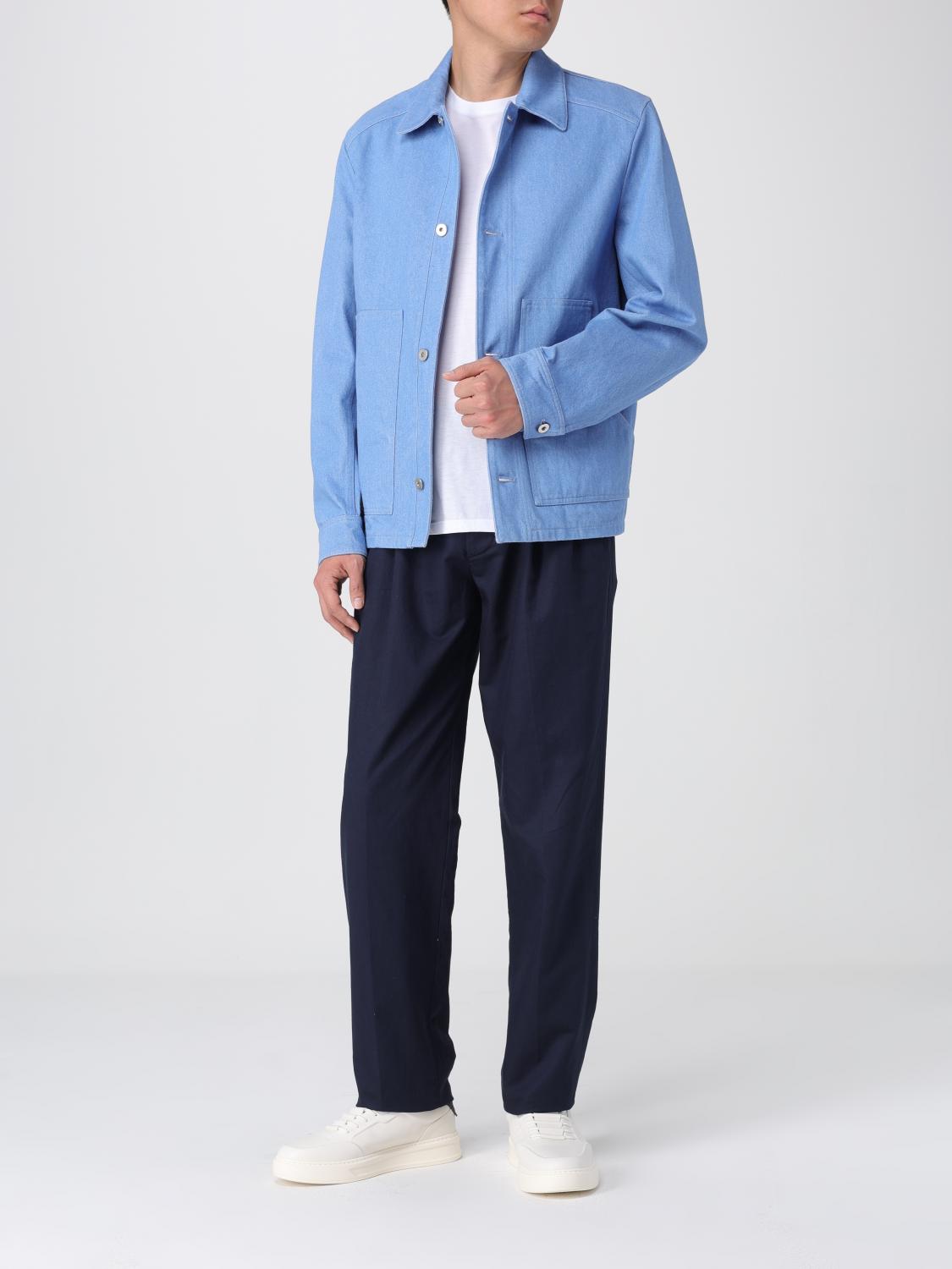 DOPPIAA JACKET: Jacket men Doppiaa, Gnawed Blue - Img 2