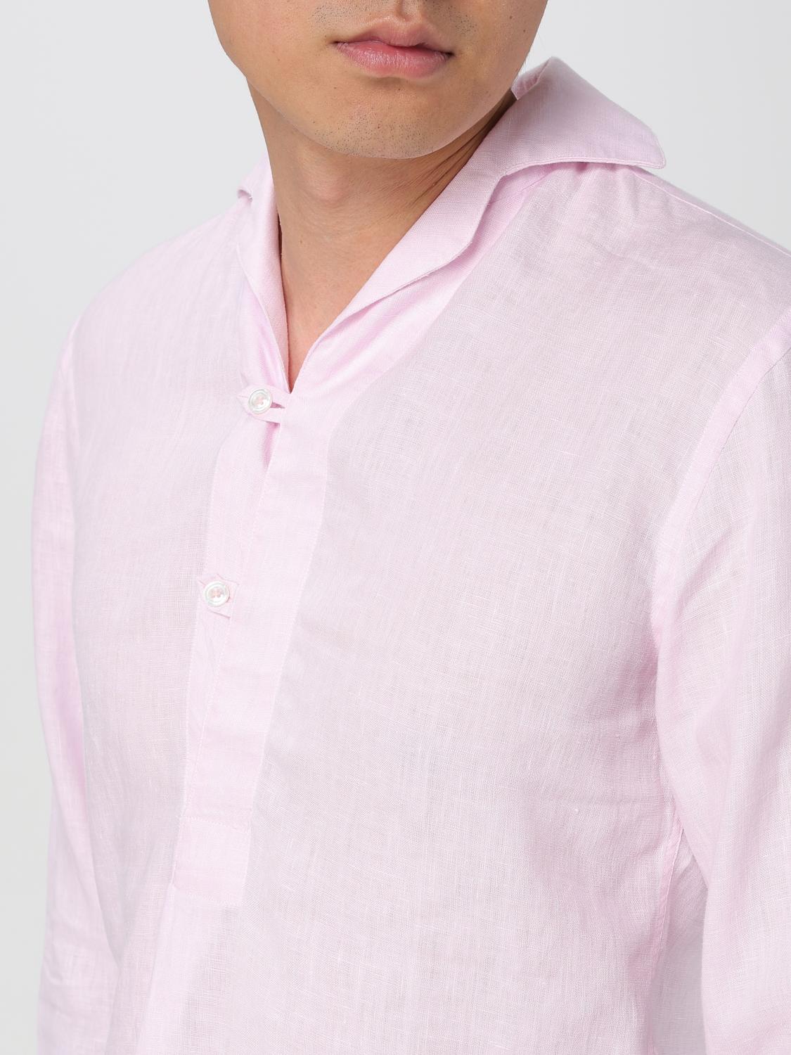 DOPPIAA CAMICIA: Camicia Doppiaa in lino , Rosa - Img 3