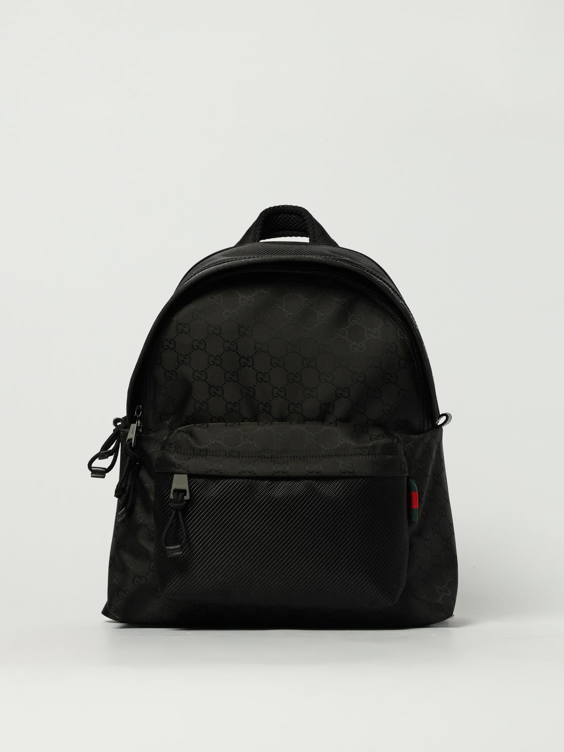 GUCCI BACKPACK: Backpack men Gucci, Black - Img 1