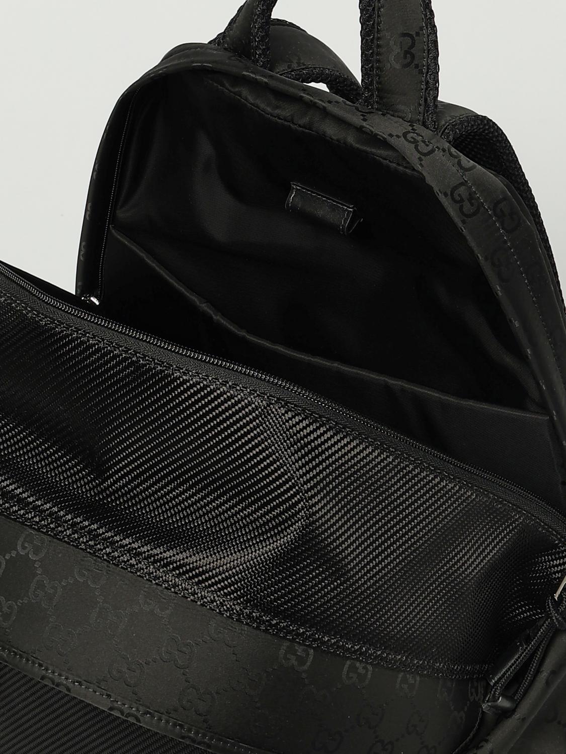 GUCCI BACKPACK: Backpack men Gucci, Black - Img 5