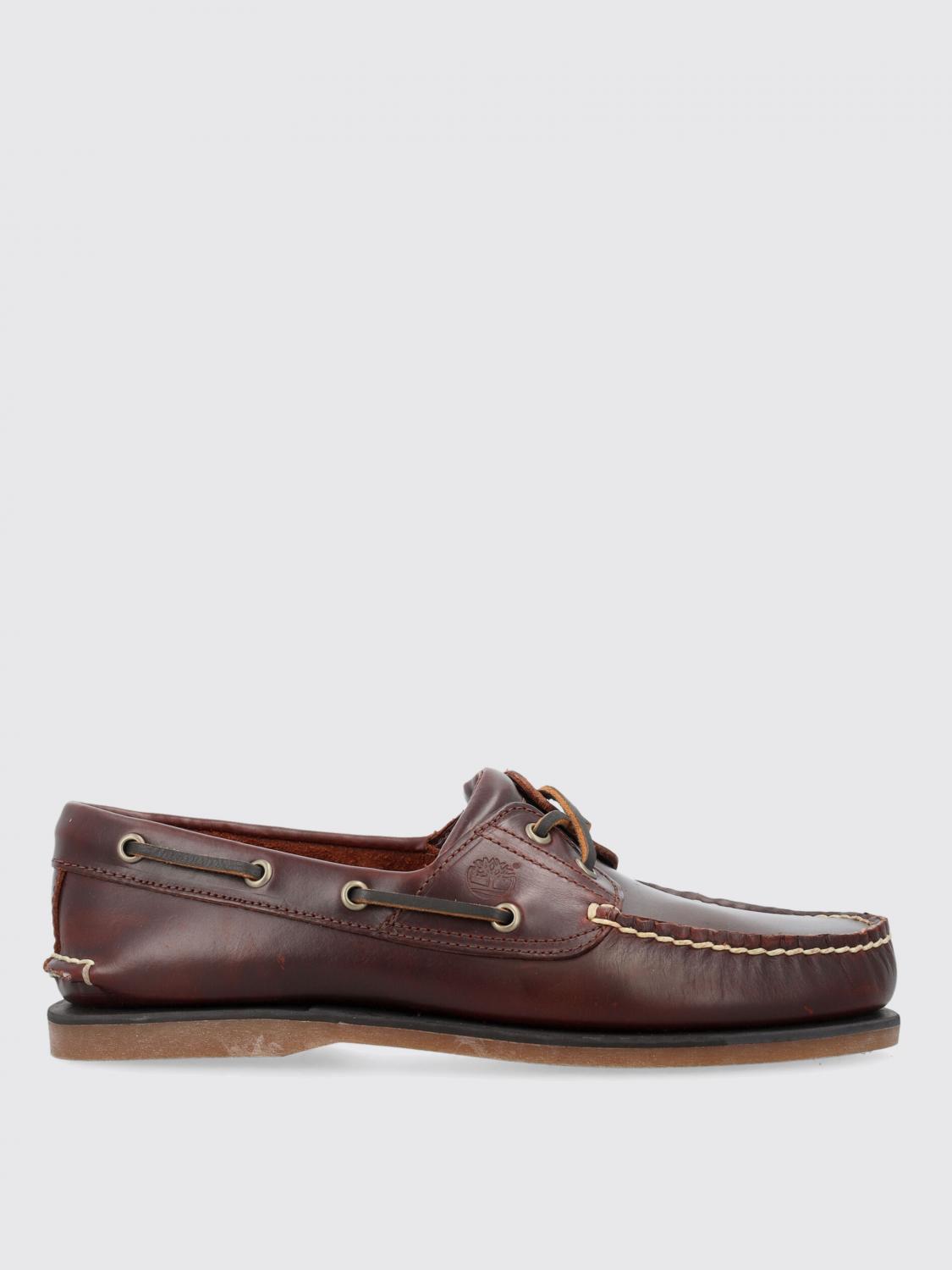 TIMBERLAND MOCASSINI: Mocassino da barca Timberland in pelle , Marrone - Img 1