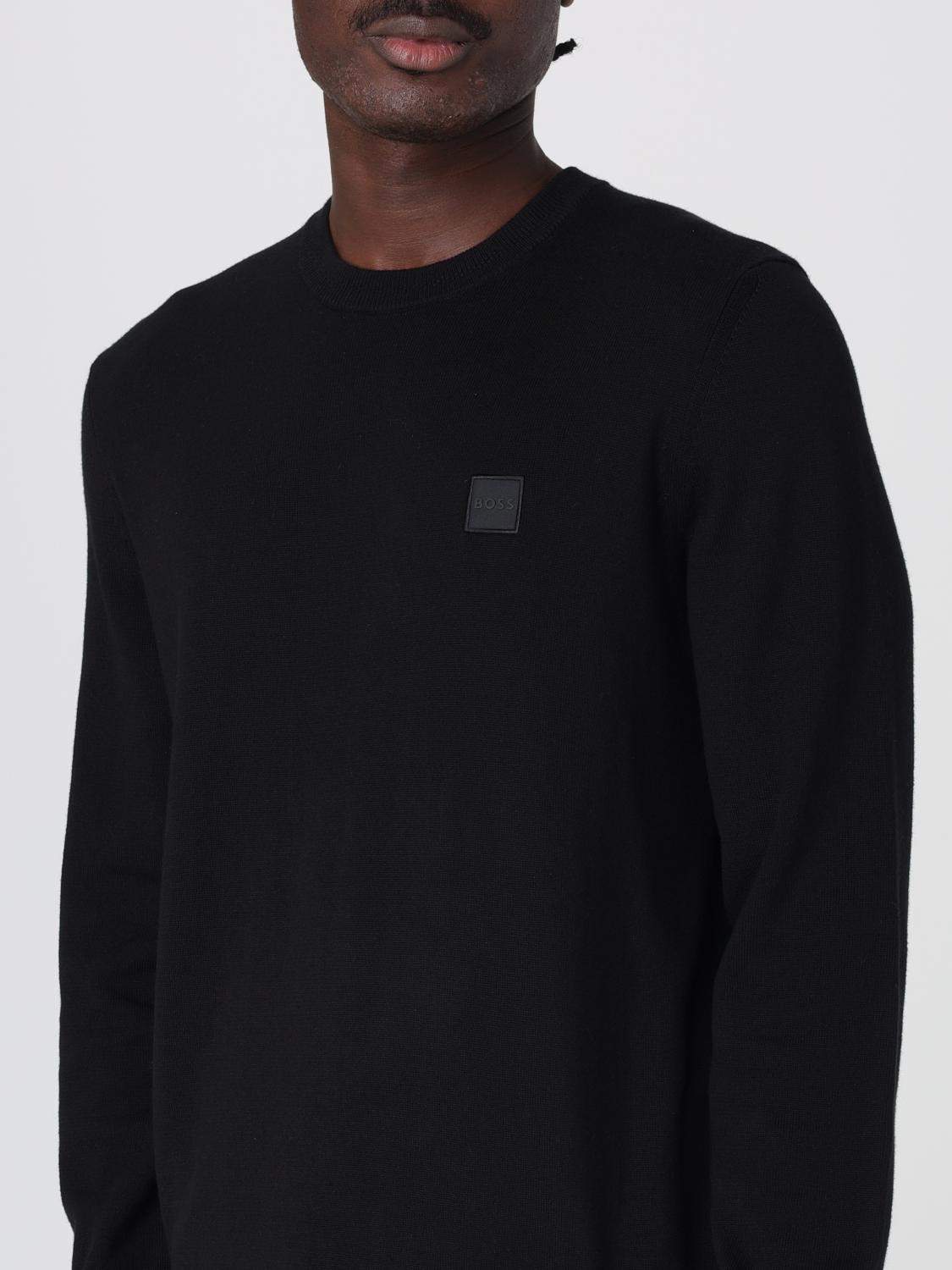 BOSS JUMPER: Jumper men Boss, Black - Img 3
