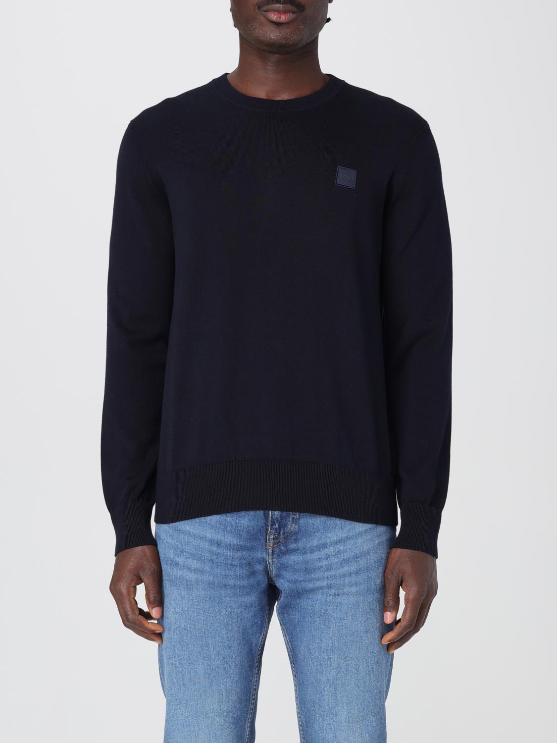 BOSS PULL: Pull homme Boss, Bleu - Img 1