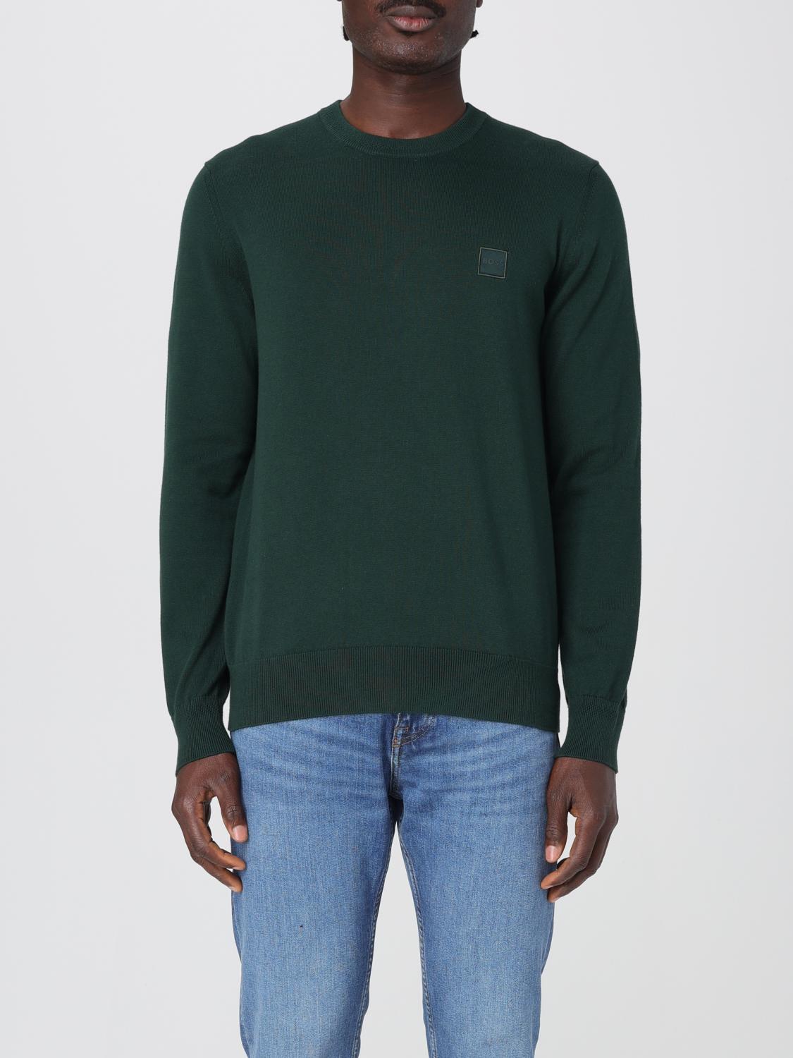 BOSS PULL: Pull homme Boss, Vert - Img 1