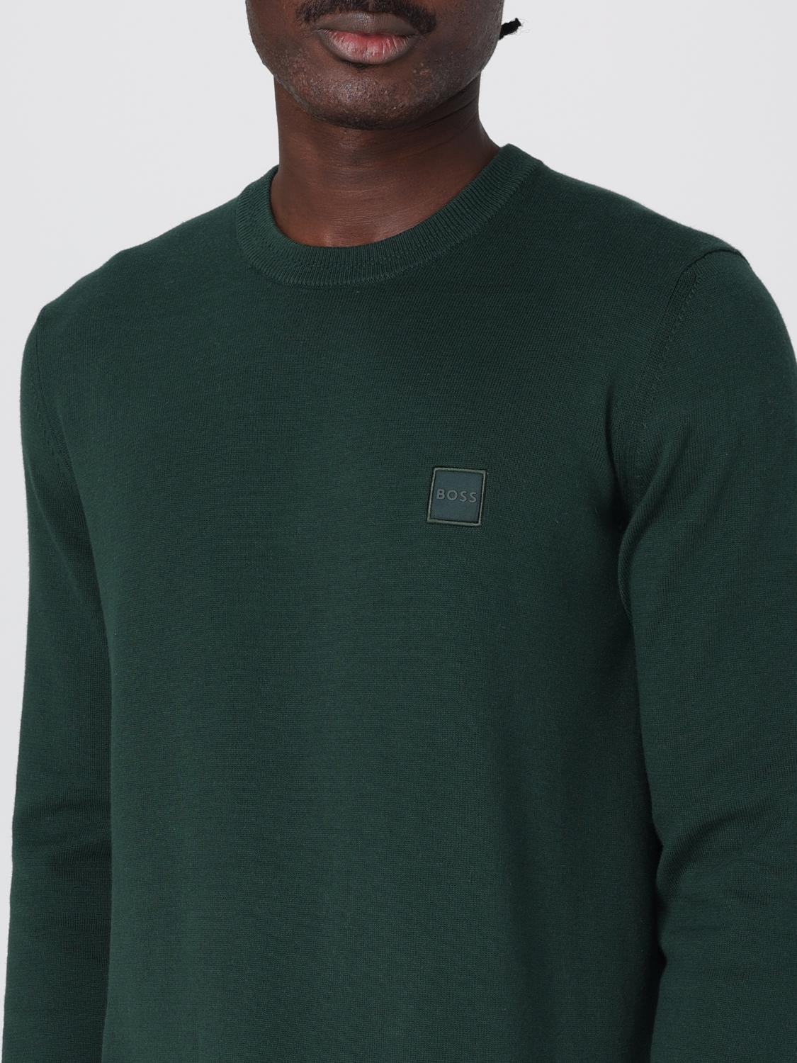 BOSS PULL: Pull homme Boss, Vert - Img 3