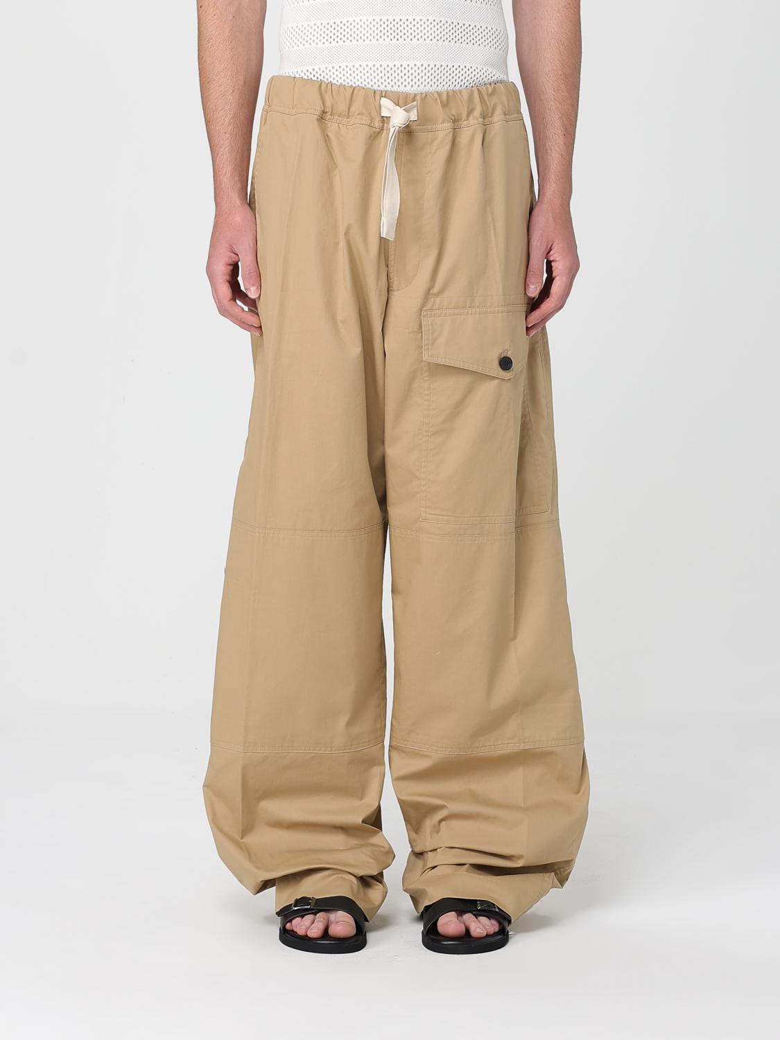 DRIES VAN NOTEN PANTS: Pants men Dries Van Noten, Beige - Img 1