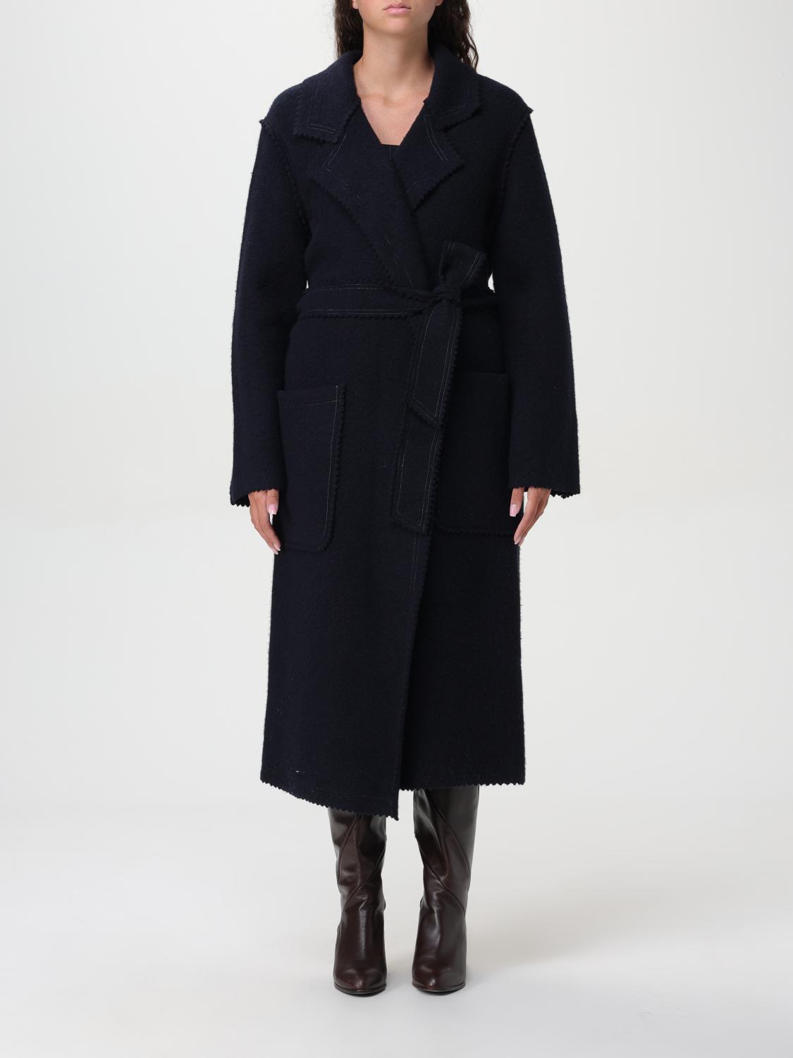 MAX MARA ABRIGO: Abrigo mujer Max Mara, Azul Oscuro - Img 1