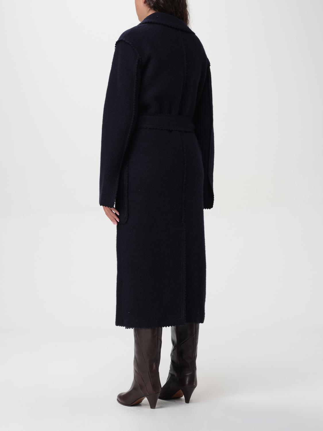 MAX MARA ABRIGO: Abrigo mujer Max Mara, Azul Oscuro - Img 2