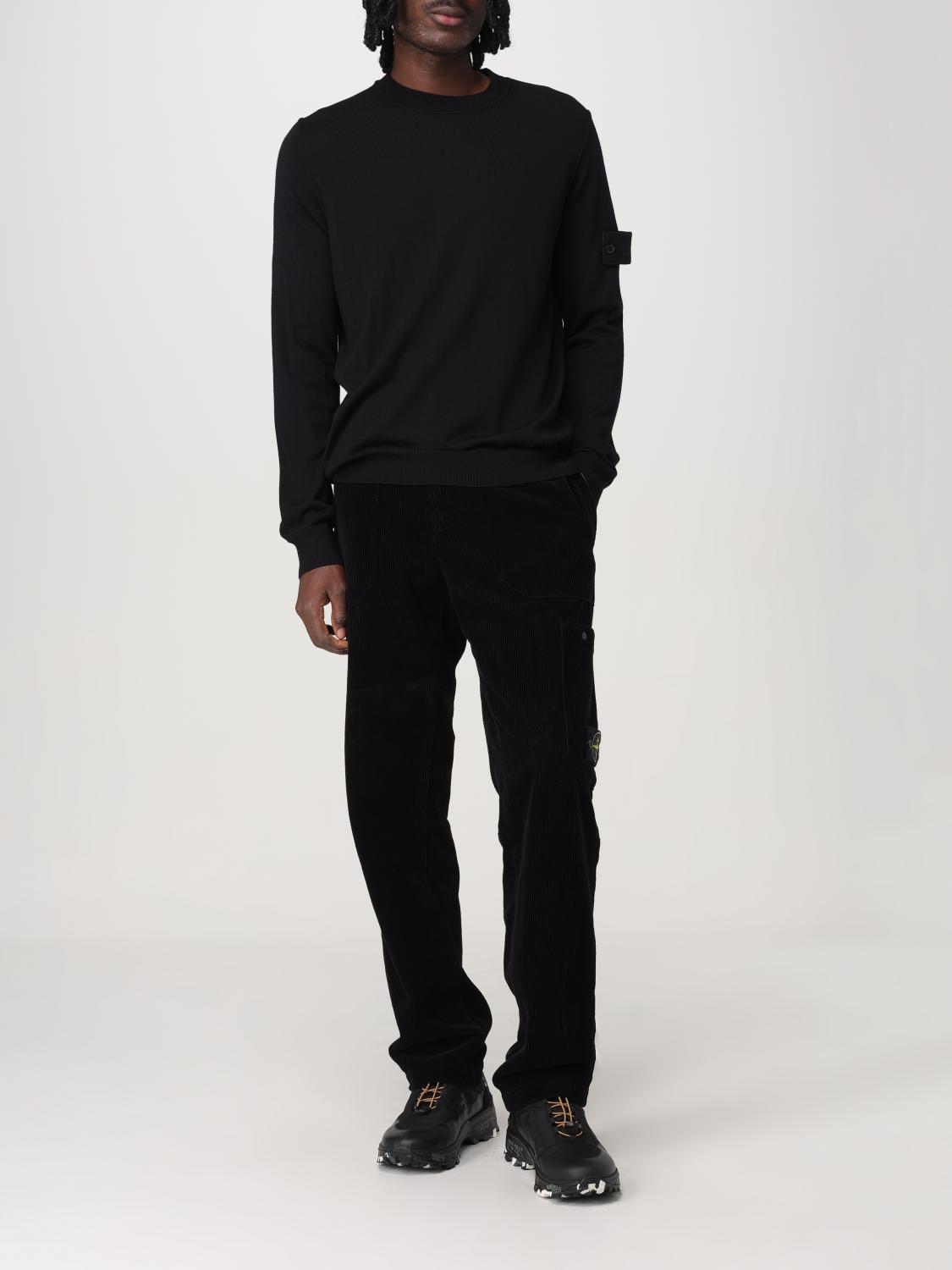 STONE ISLAND PULL: Pull homme Stone Island, Noir - Img 2
