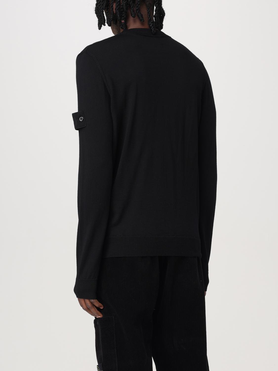 STONE ISLAND PULL: Pull homme Stone Island, Noir - Img 3