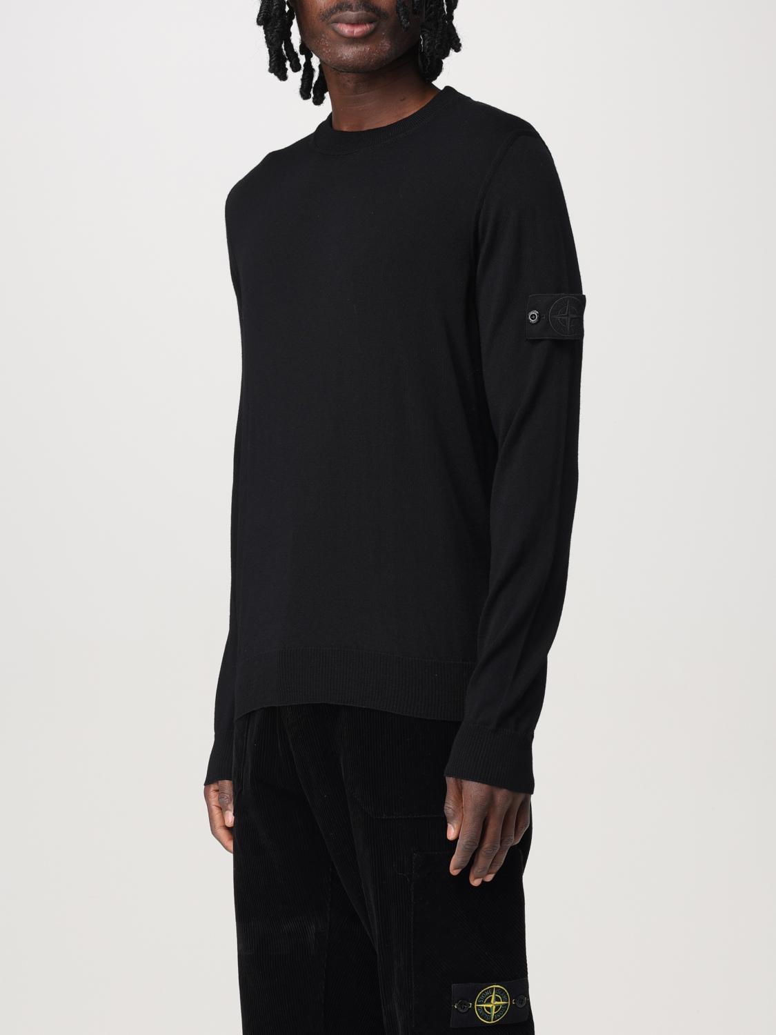 STONE ISLAND PULL: Pull homme Stone Island, Noir - Img 4