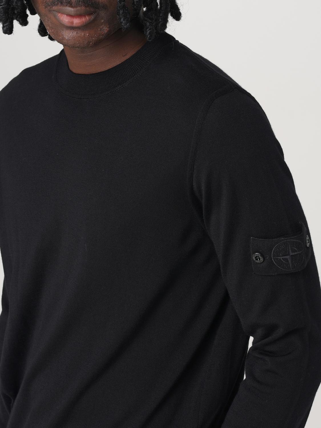 STONE ISLAND PULL: Pull homme Stone Island, Noir - Img 5