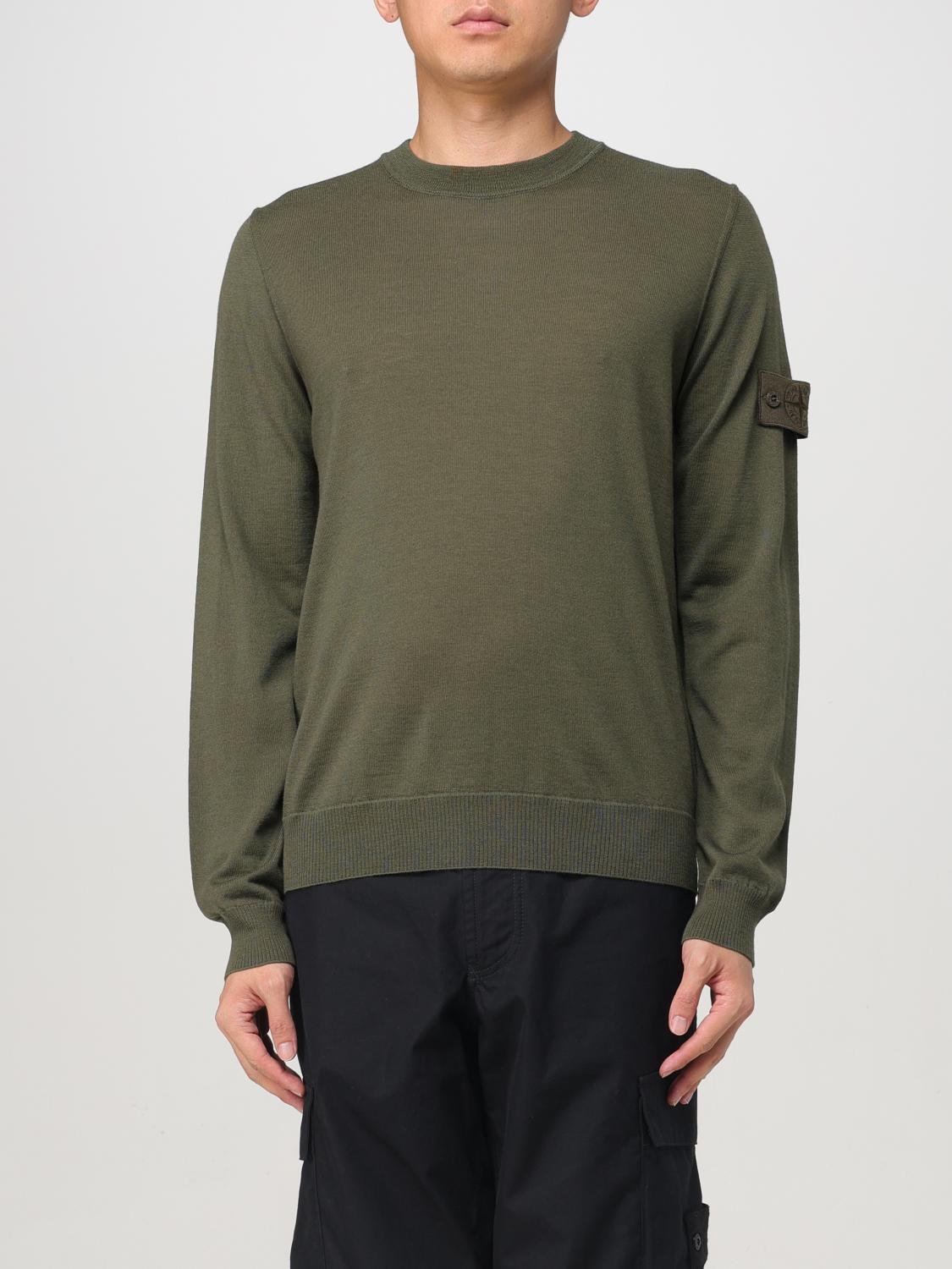 STONE ISLAND PULLOVER: Pullover herren Stone Island, Grün - Img 1
