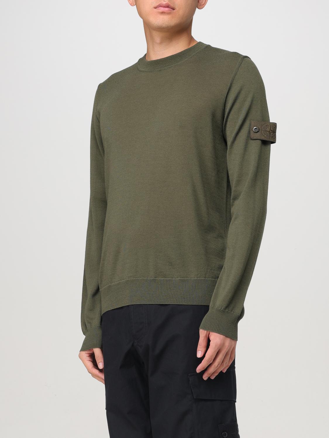 STONE ISLAND PULLOVER: Pullover herren Stone Island, Grün - Img 4