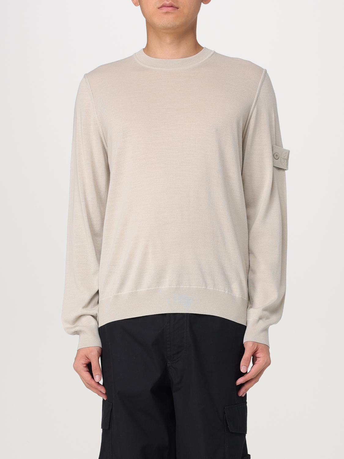 STONE ISLAND PULLOVER: Pullover herren Stone Island, Beige - Img 1