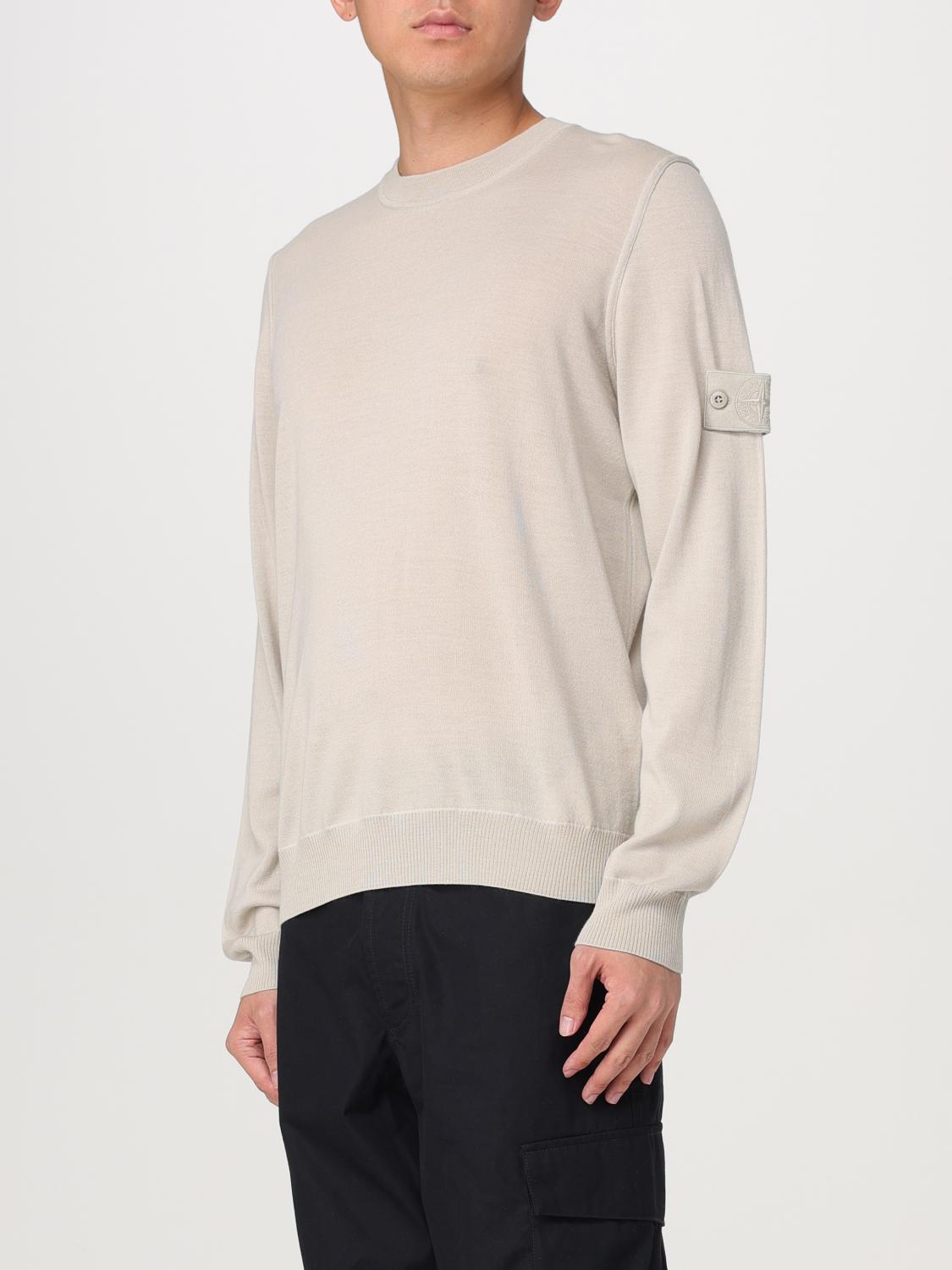 STONE ISLAND PULLOVER: Pullover herren Stone Island, Beige - Img 4