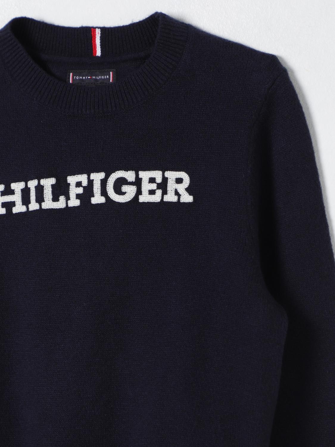 TOMMY HILFIGER SWEATER: Sweater kids Tommy Hilfiger, Blue - Img 3