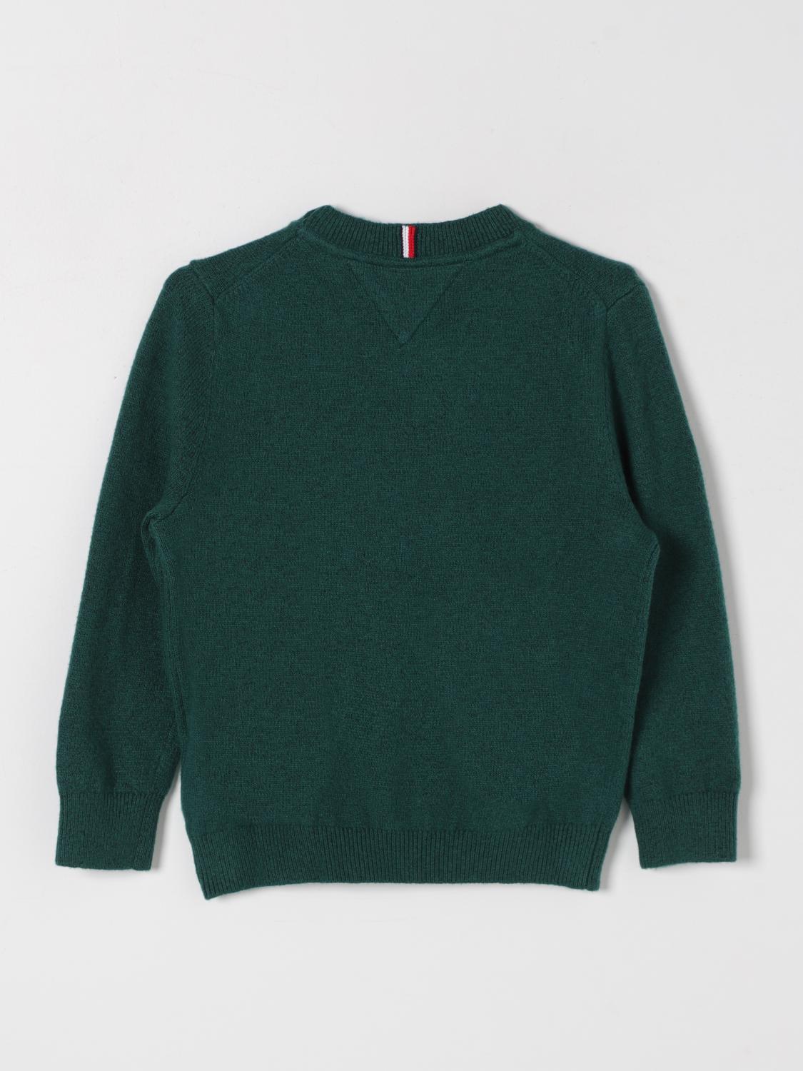 TOMMY HILFIGER SWEATER: Sweater kids Tommy Hilfiger, Green - Img 2