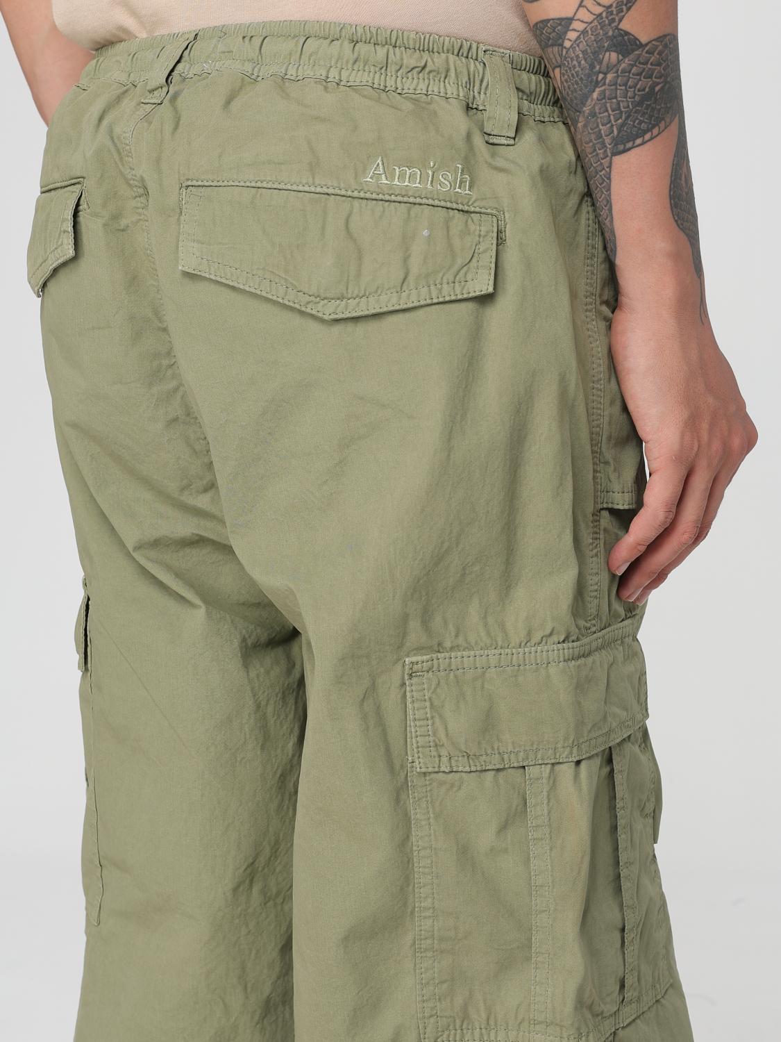 AMISH PANTS: Jeans men Amish, Green - Img 3