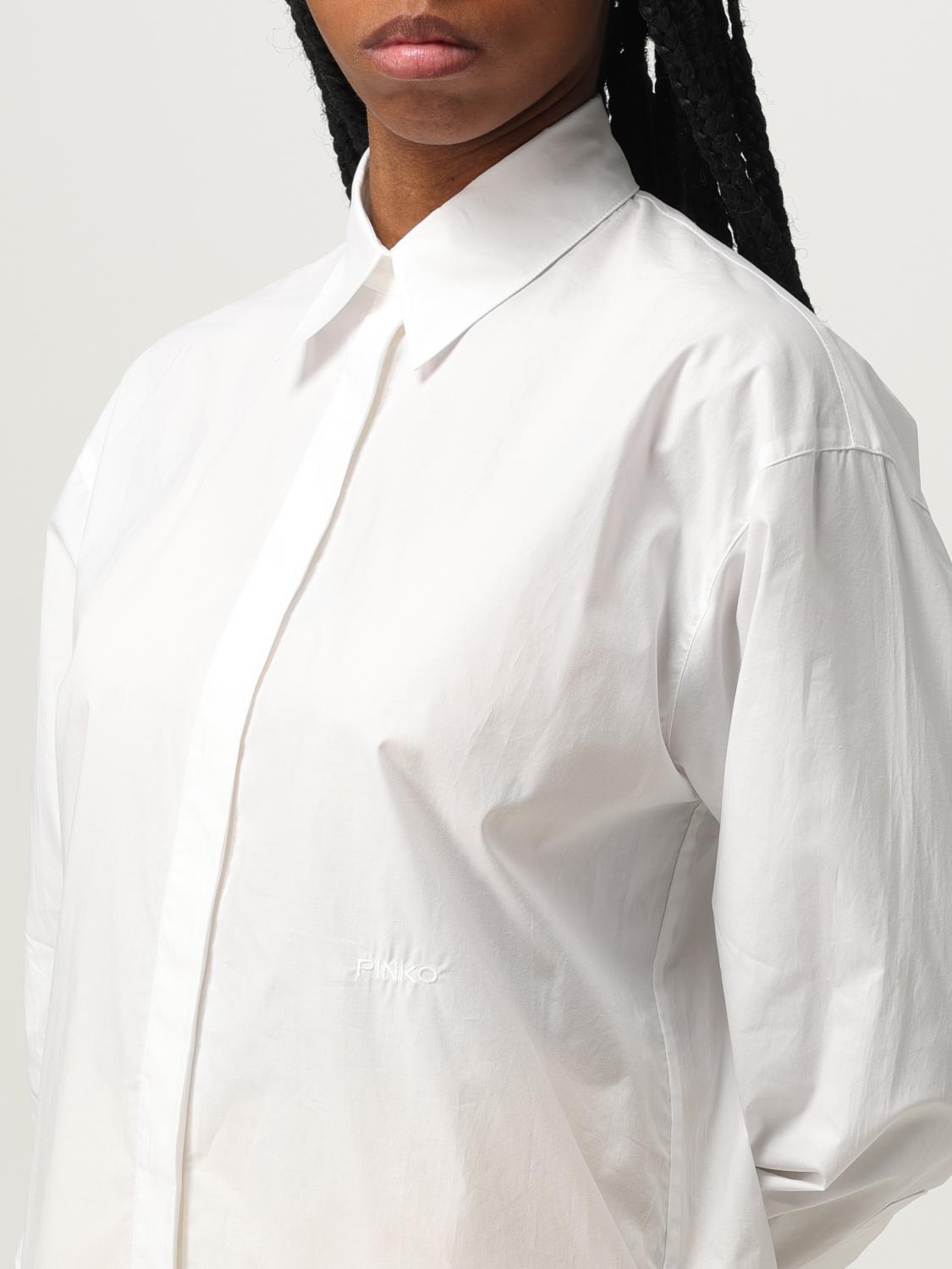 PINKO CAMICIA: Camicia in cotone Pinko, Bianco - Img 4