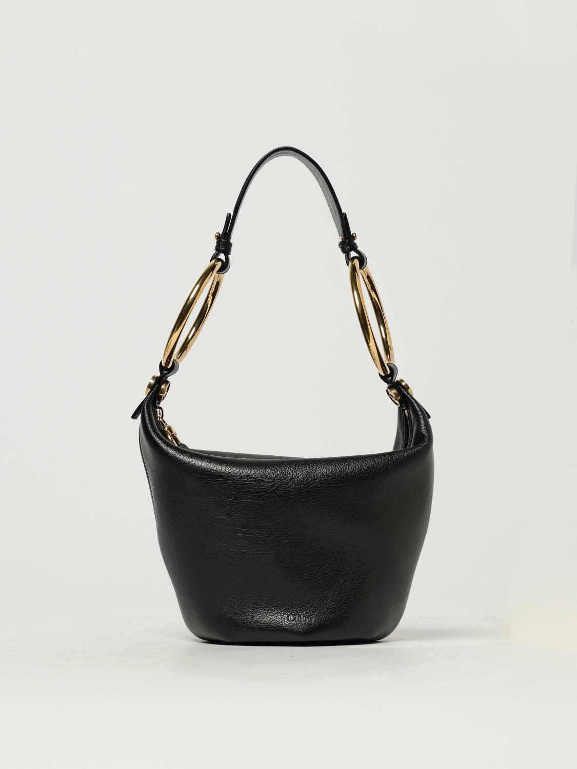 CHLOÉ SAC PORTÉ ÉPAULE: Sac porté main femme ChloÉ, Noir - Img 1