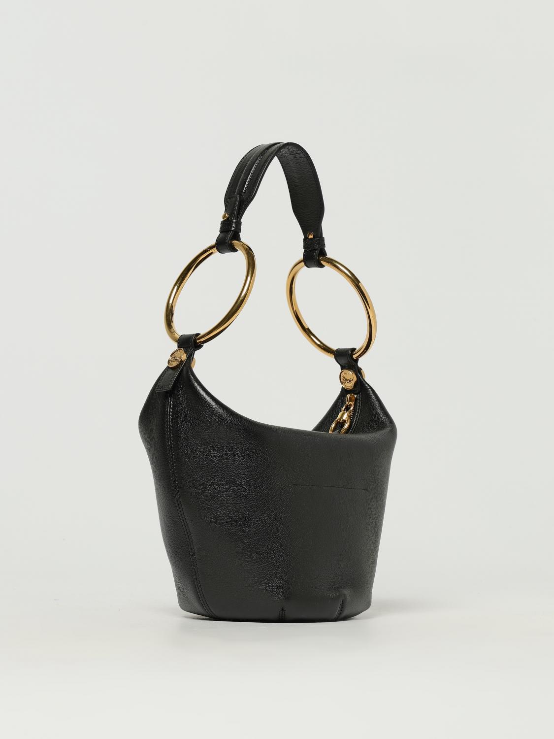 CHLOÉ SAC PORTÉ ÉPAULE: Sac porté main femme ChloÉ, Noir - Img 3