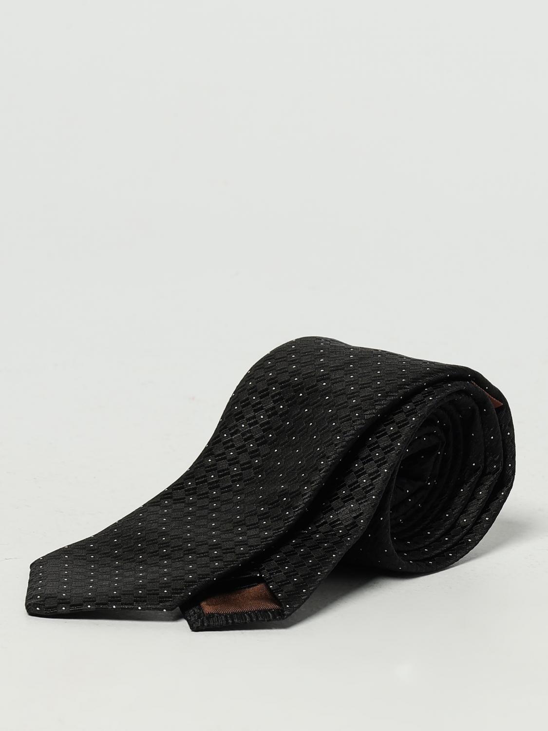 CANALI TIE: Tie men Canali, Black - Img 1