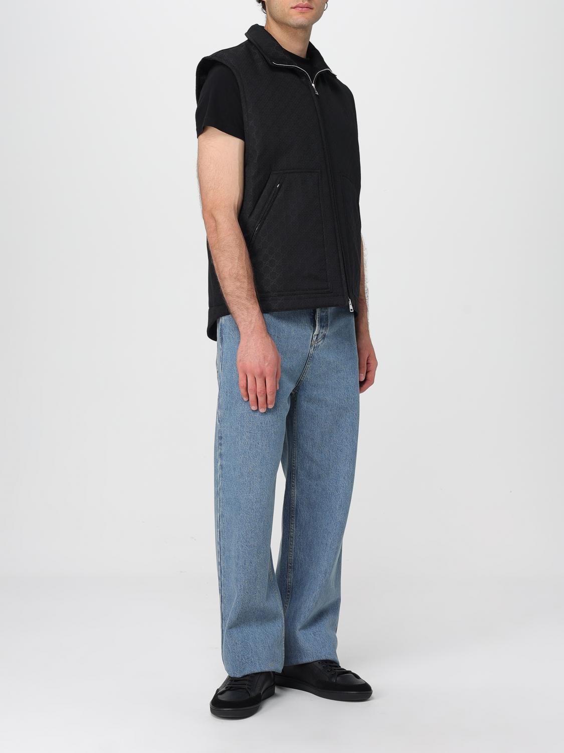 Gucci スーツベスト メンズ - ブラック | 819626ZAR4V | GIGLIO.COM