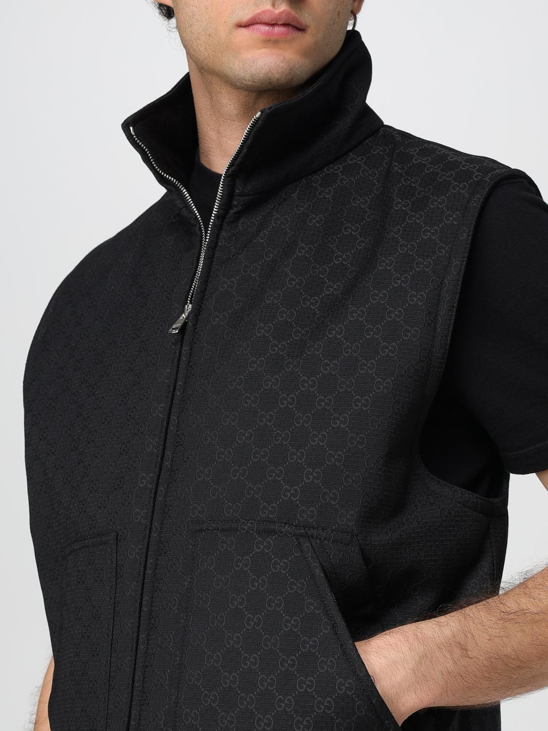 Gucci スーツベスト メンズ - ブラック | 819626ZAR4V | GIGLIO.COM