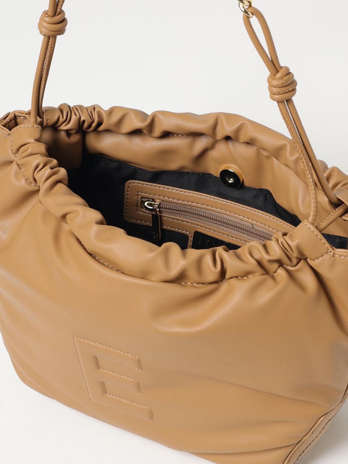 ERMANNO SCERVINO BORSA A TRACOLLA: Borsa Ermanno Scervino in pelle sintetica , Cammello - Img 3