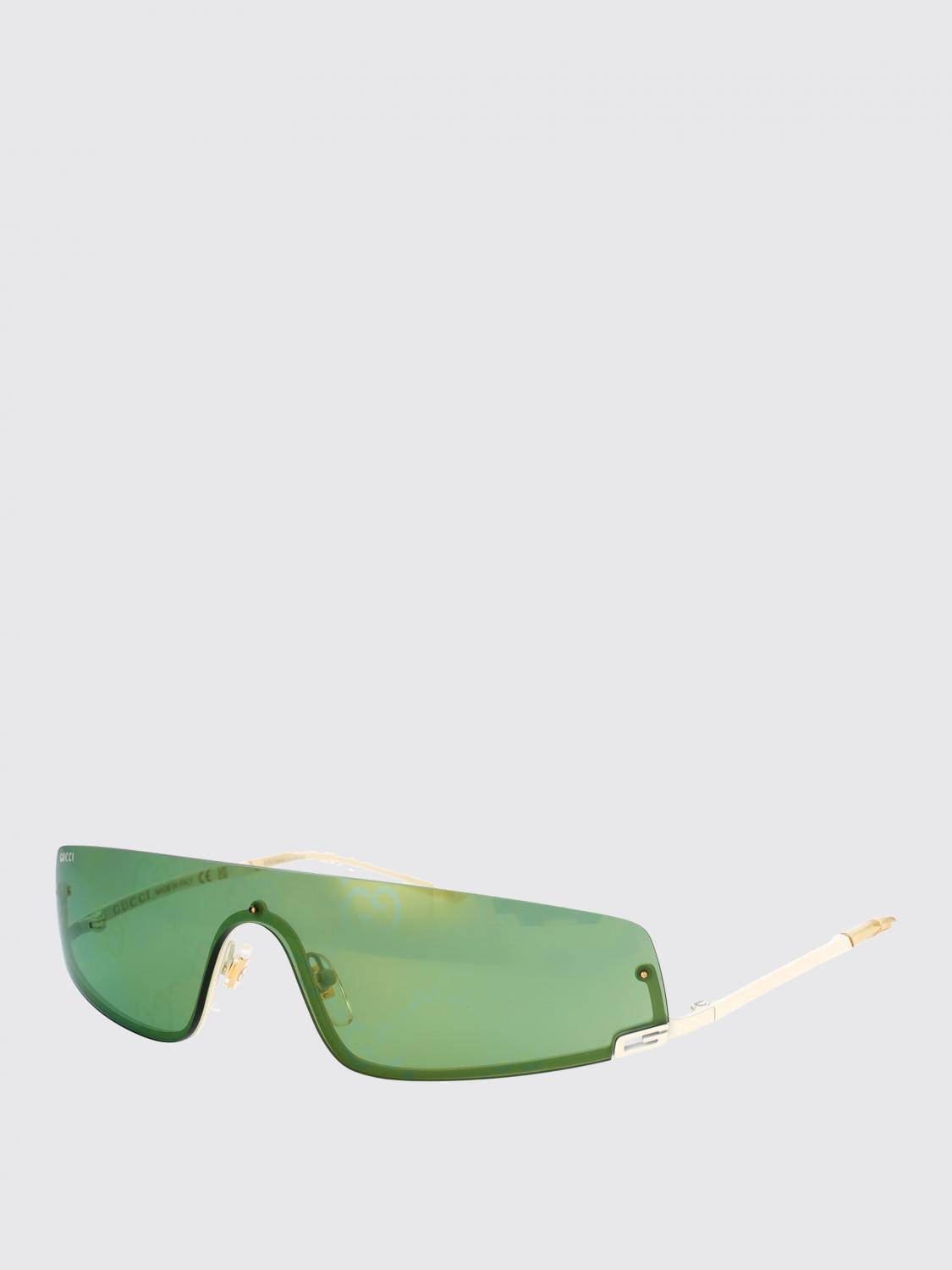 GUCCI LUNETTES DE SOLEIL: Lunettes de soleil homme Gucci, Vert - Img 1