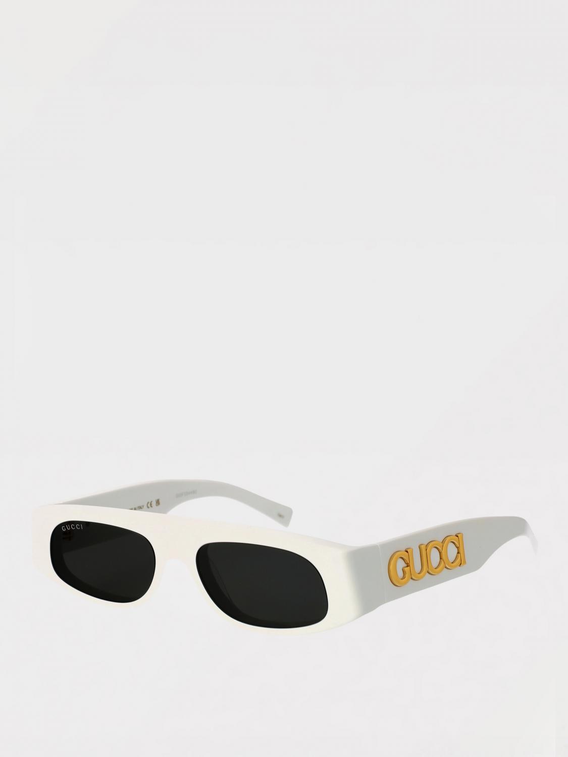 GUCCI SUNGLASSES: Sunglasses woman Gucci, White - Img 1
