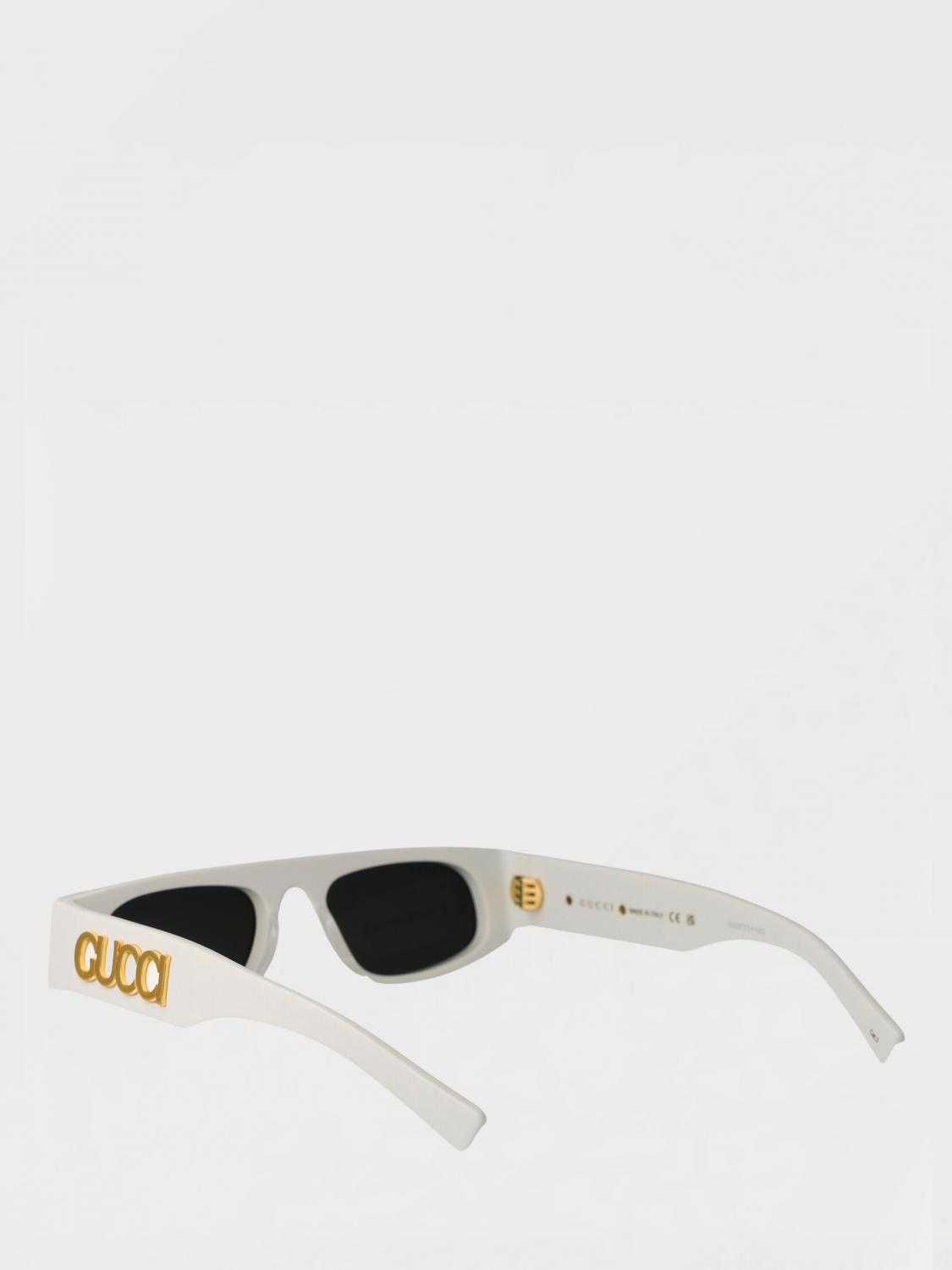 GUCCI SUNGLASSES: Sunglasses woman Gucci, White - Img 3