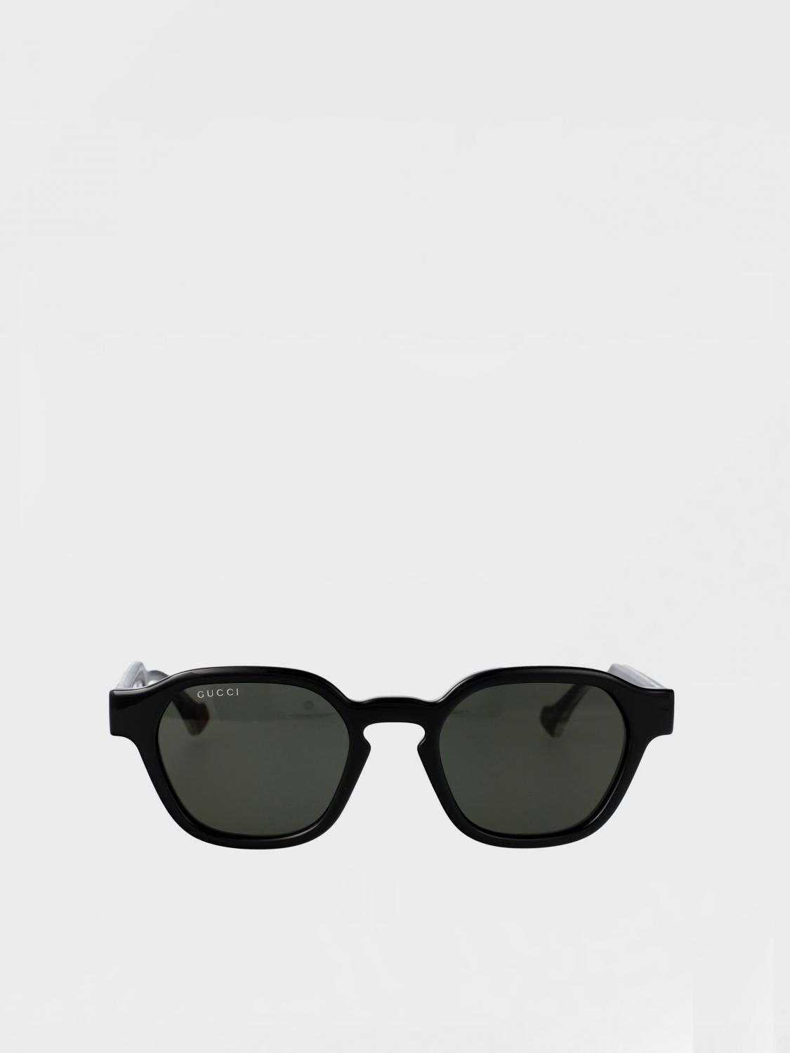 GUCCI SUNGLASSES: Sunglasses men Gucci, Black - Img 2