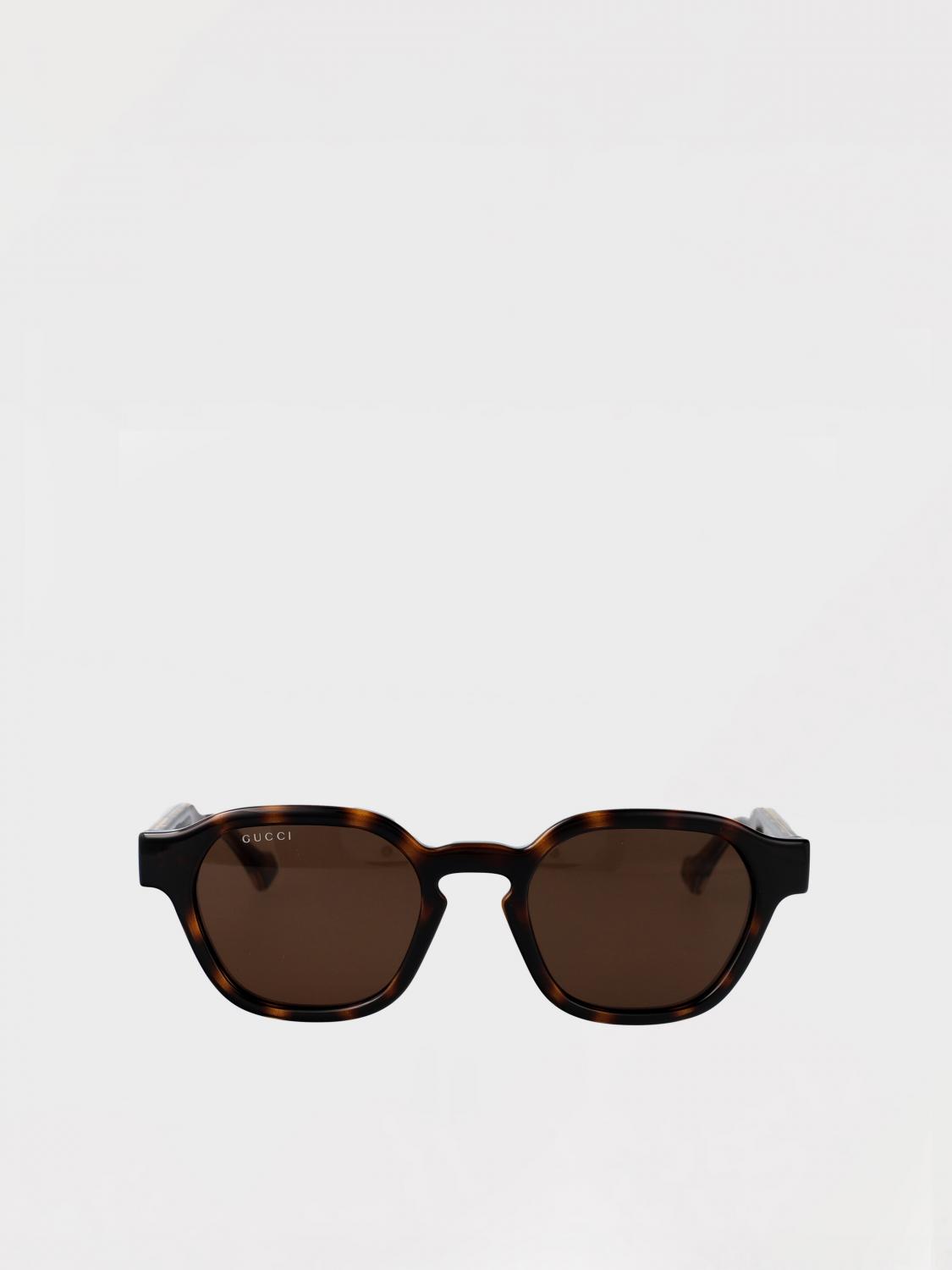 GUCCI OCCHIALI DA SOLE: Occhiali da sole GG1730S Gucci in acetato , Marrone - Img 2