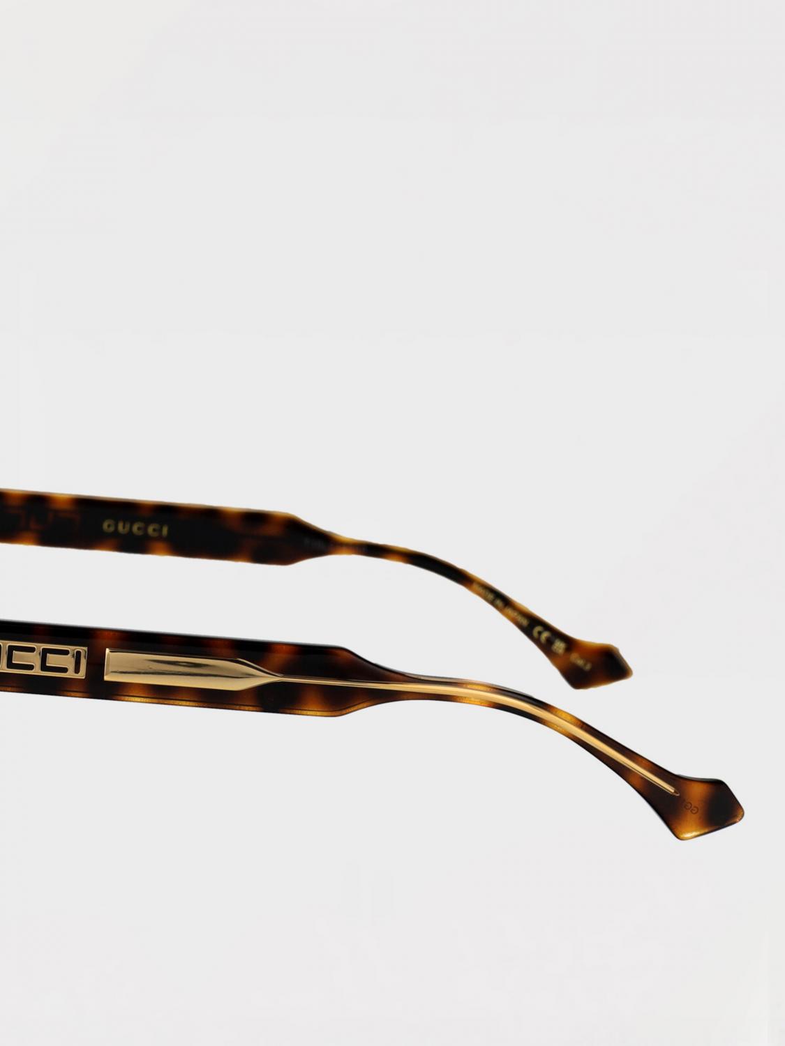 GUCCI OCCHIALI DA SOLE: Occhiali da sole GG1730S Gucci in acetato , Marrone - Img 4