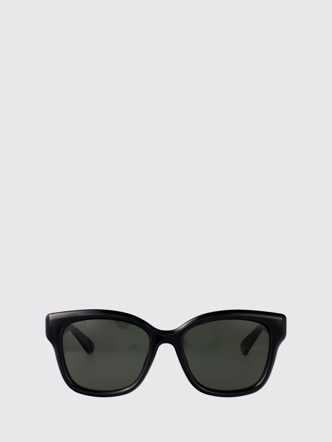 GUCCI OCCHIALI DA SOLE: Occhiali da sole in acetato Gucci, Nero - Img 2