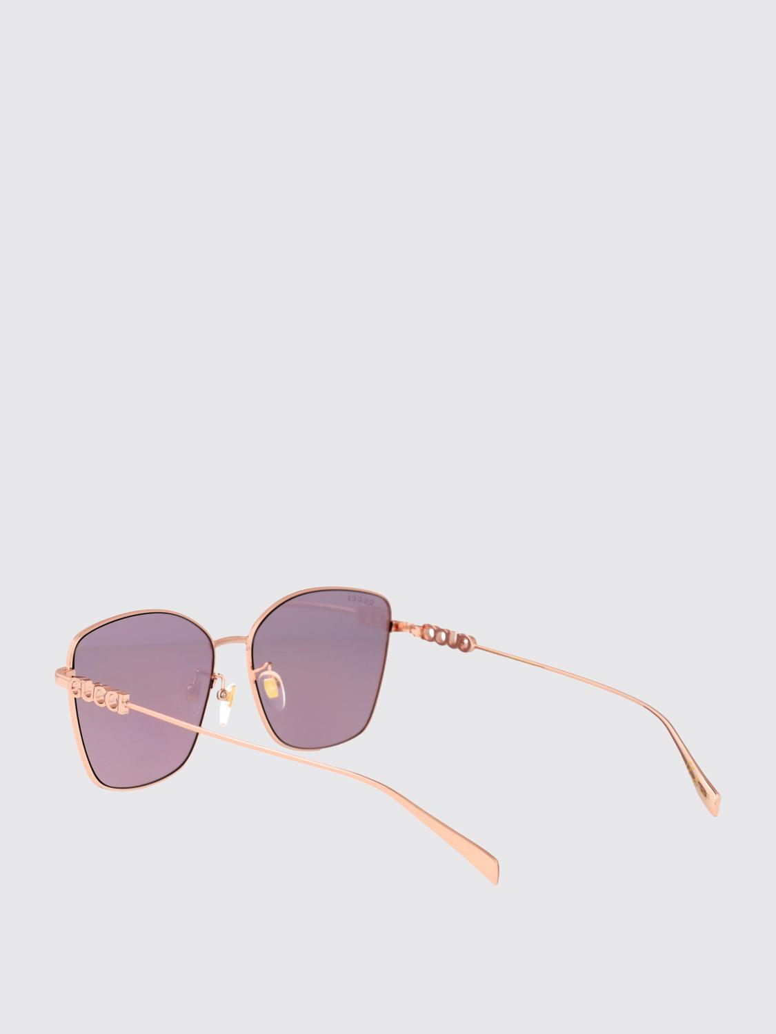 GUCCI OCCHIALI DA SOLE: Occhiali da sole GG1805SA Gucci in metallo , Viola - Img 3