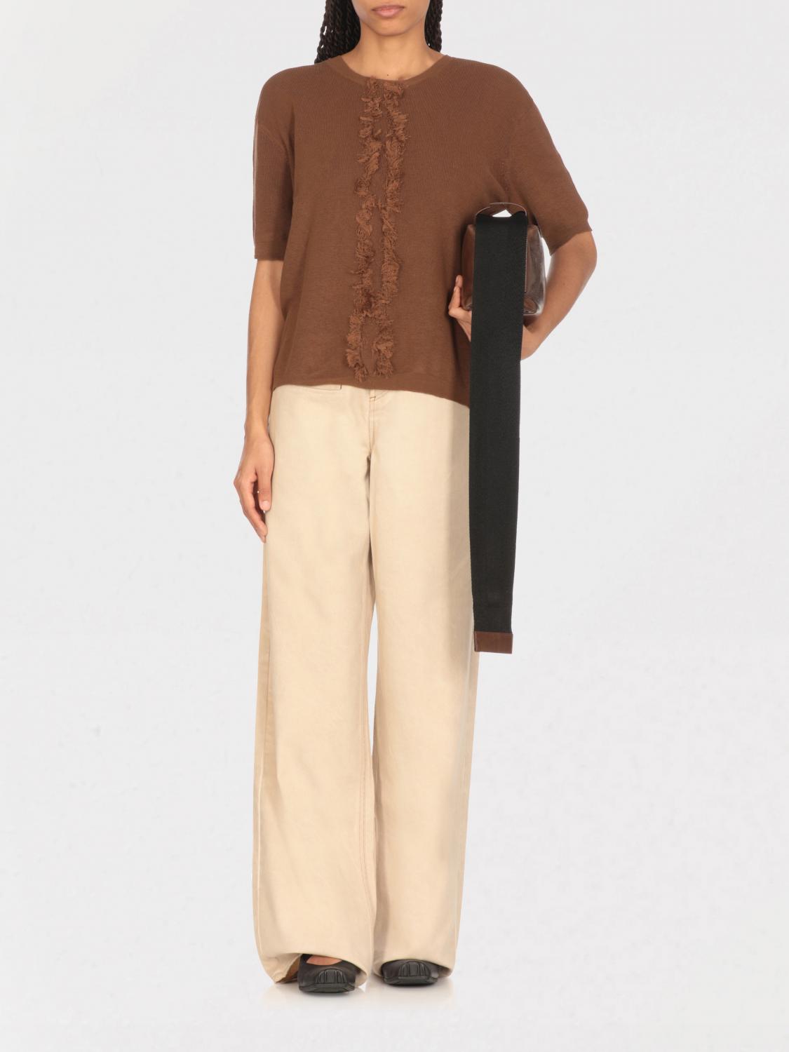 UMA WANG PULL: Pull femme Uma Wang, Marron - Img 2