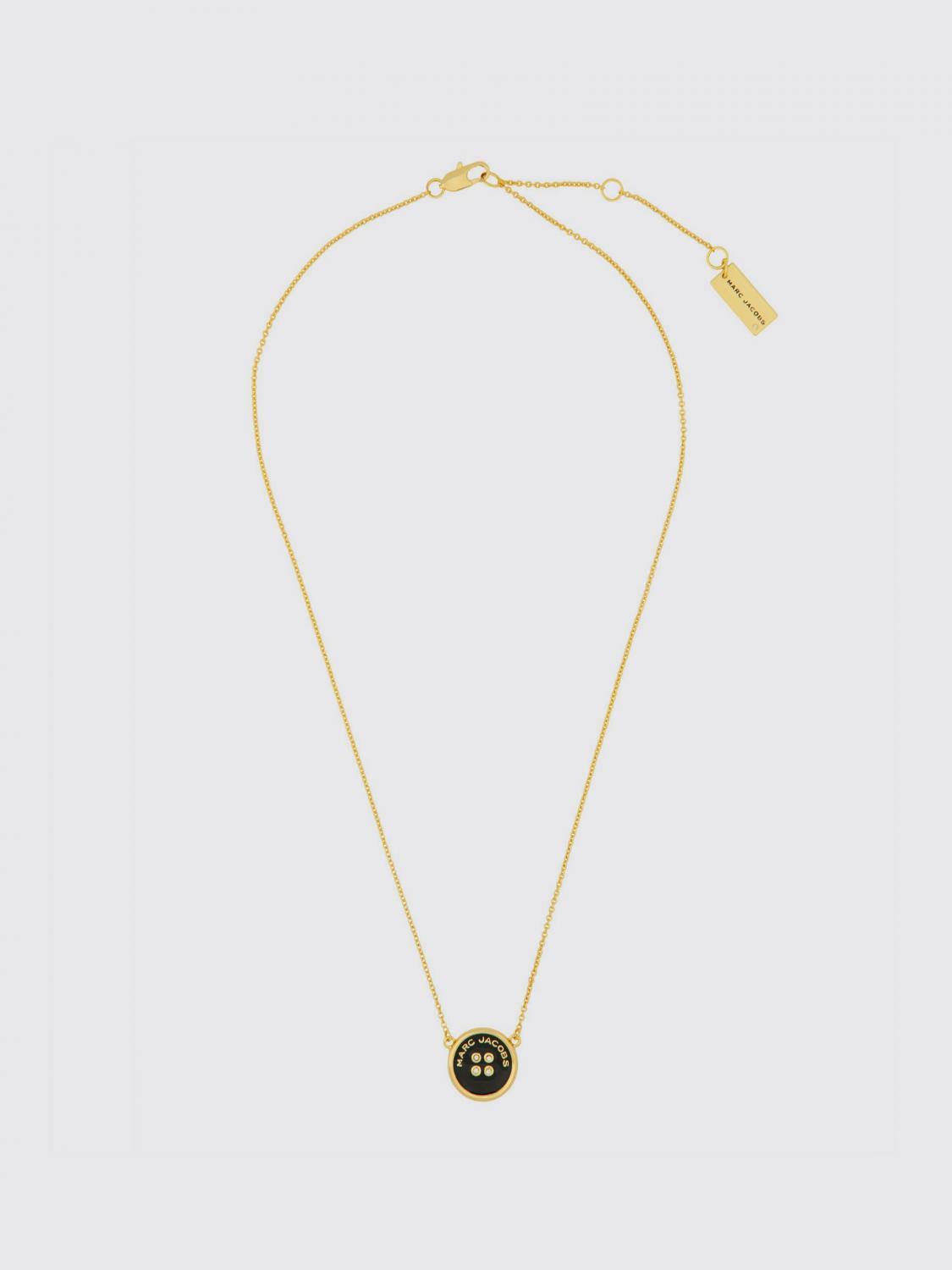 MARC JACOBS GIOIELLO: Collana The Button Pendant Marc Jacobs in ottone , Oro Giallo - Img 1