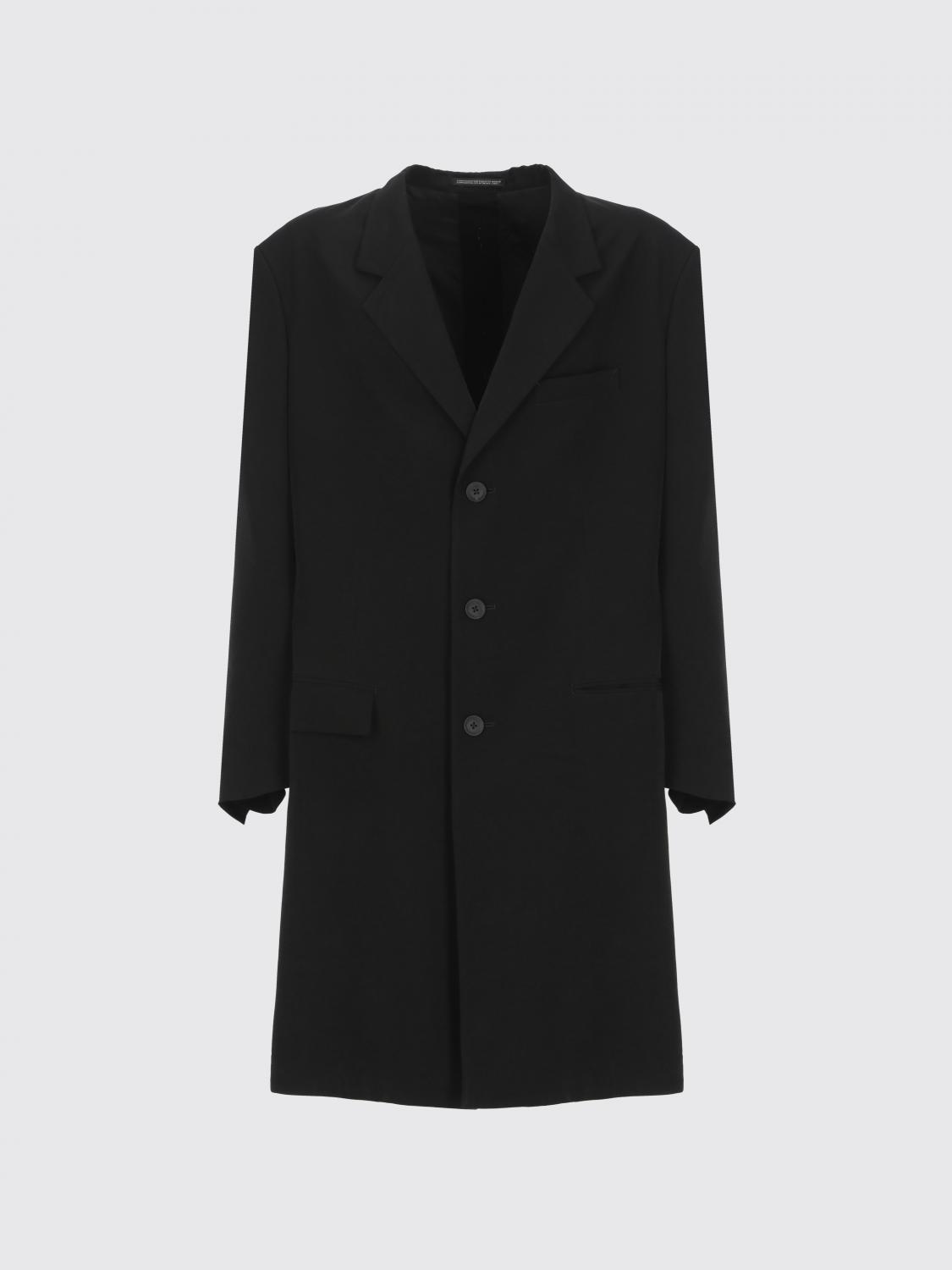 YOHJI YAMAMOTO COAT: Jacket men Yohji Yamamoto, Black - Img 5