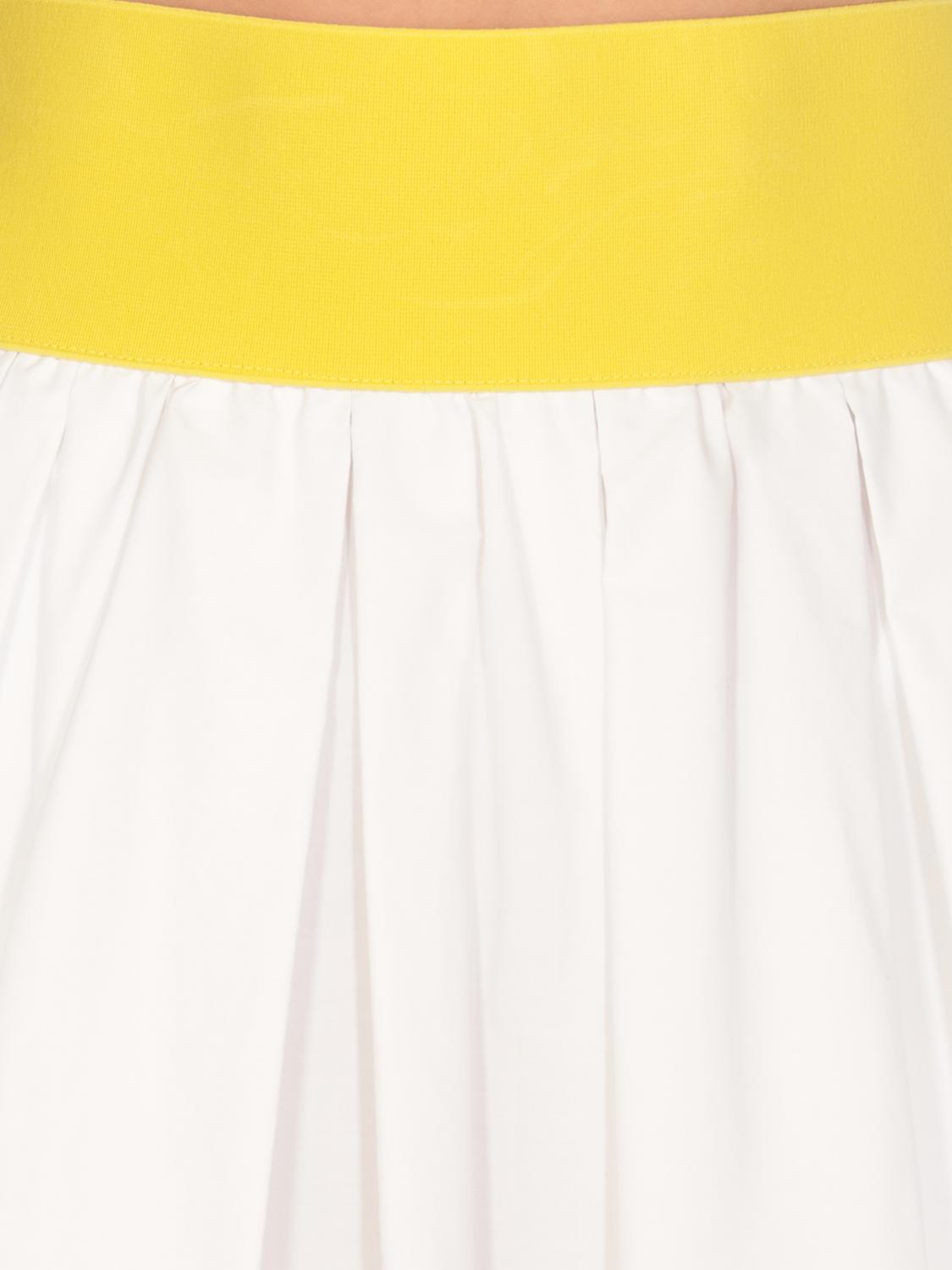 MSGM GONNA: Gonna in cotone MSGM, Bianco - Img 4