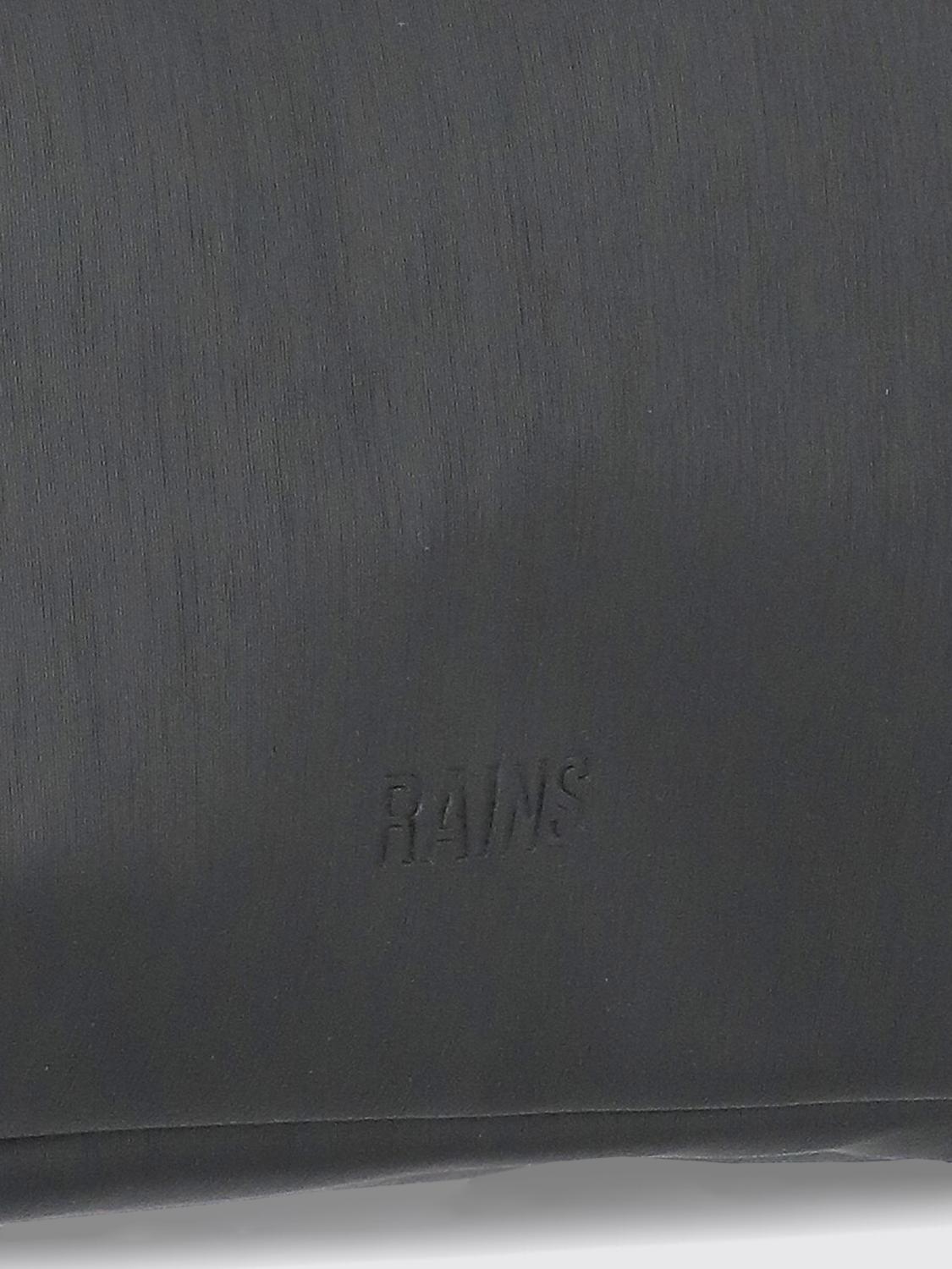 RAINS PORTADOCUMENTI: Pochette Hilo Wash Bag Rains, Nero - Img 5
