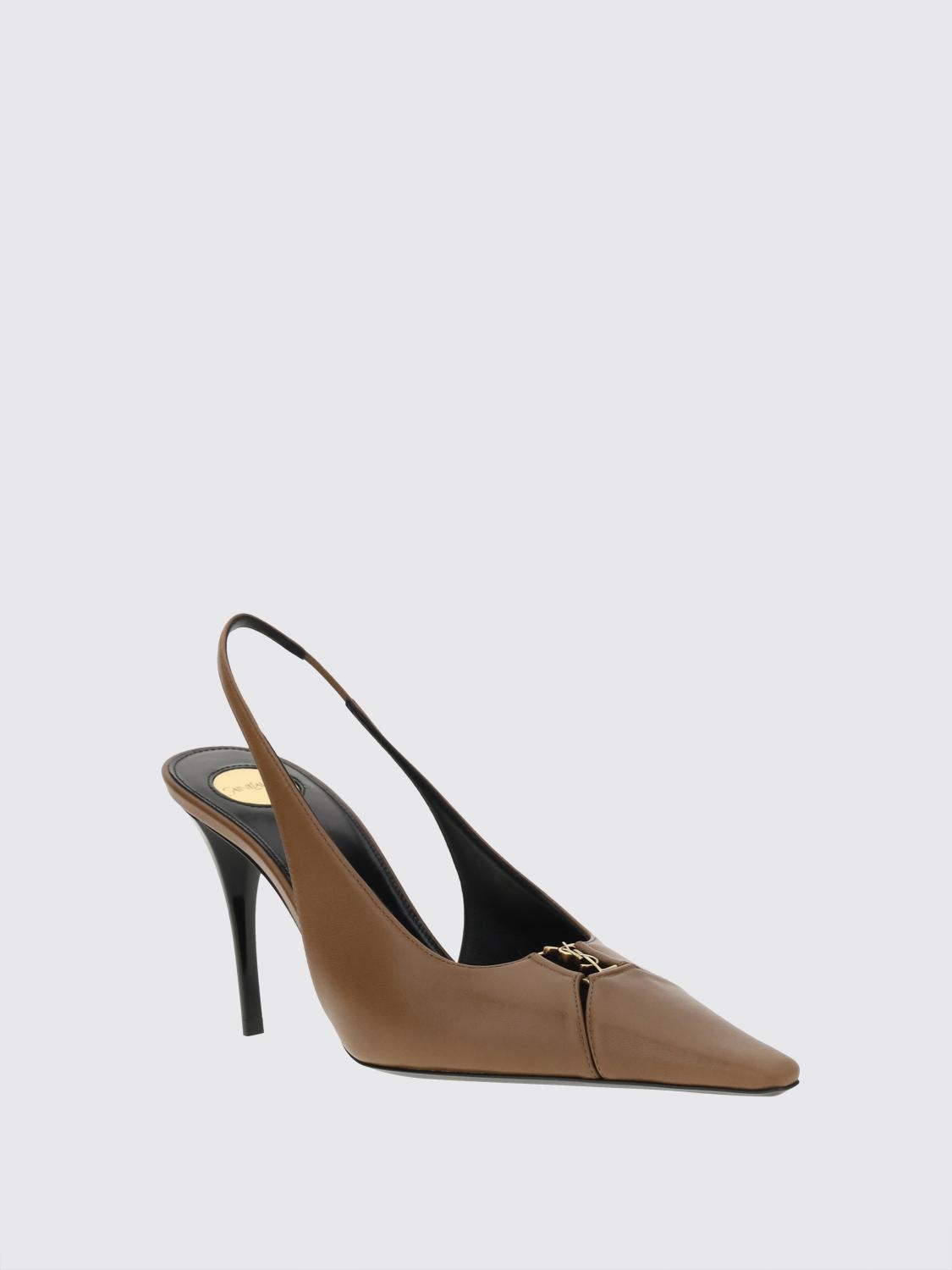 SAINT LAURENT PUMPS: Babylone Breteuil Lederpumps Saint Laurent, Braun - Img 2