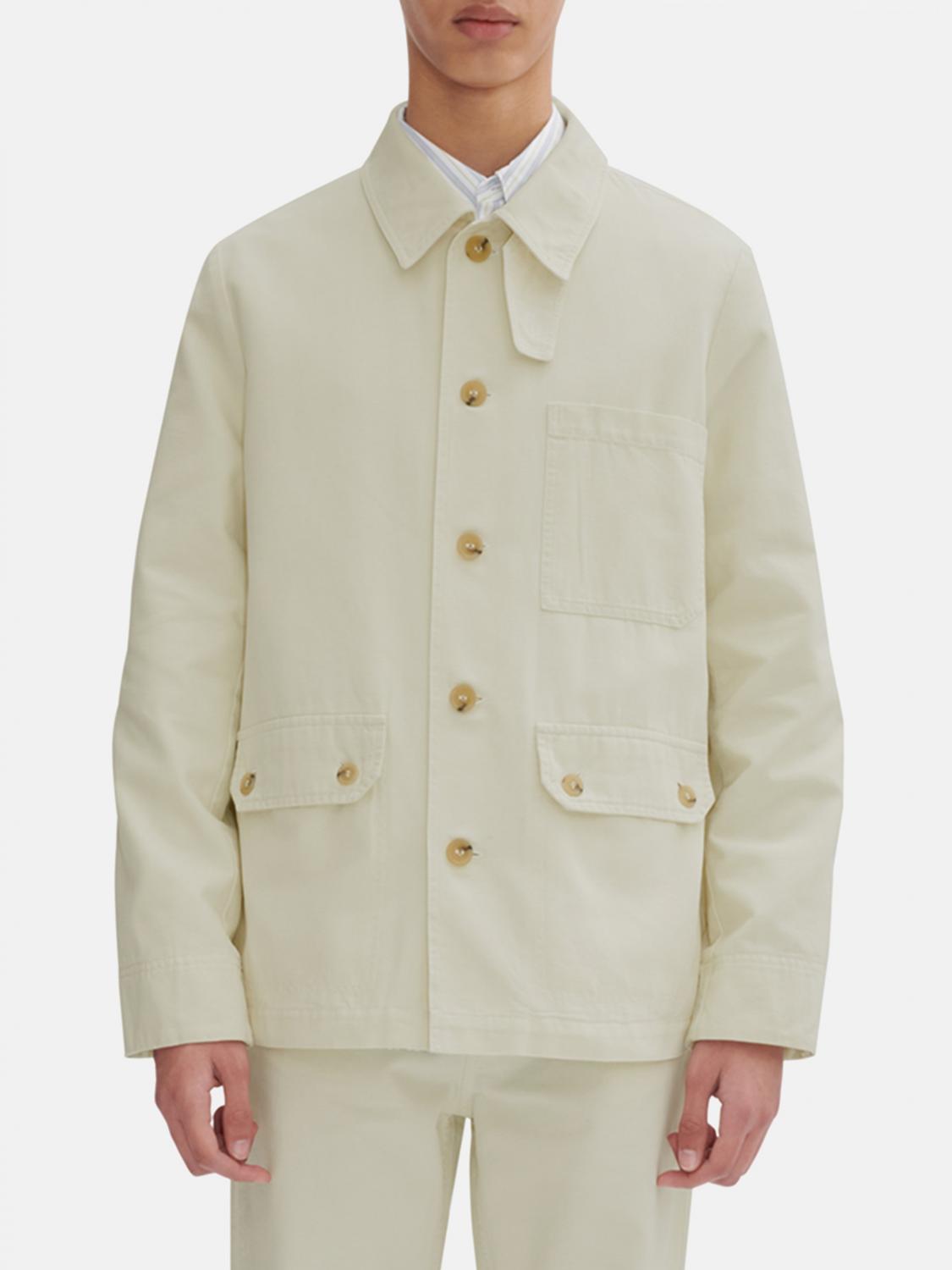 A.P.C. GIACCA: Giacca camicia di cotone A.P.C., Bianco - Img 1