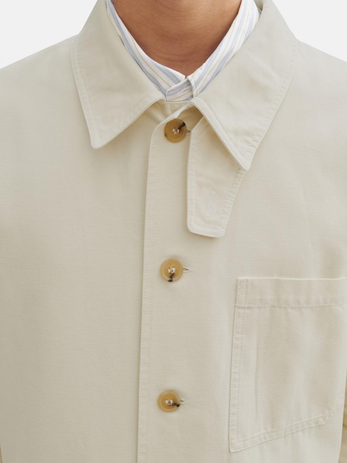 A.P.C. GIACCA: Giacca camicia di cotone A.P.C., Bianco - Img 3