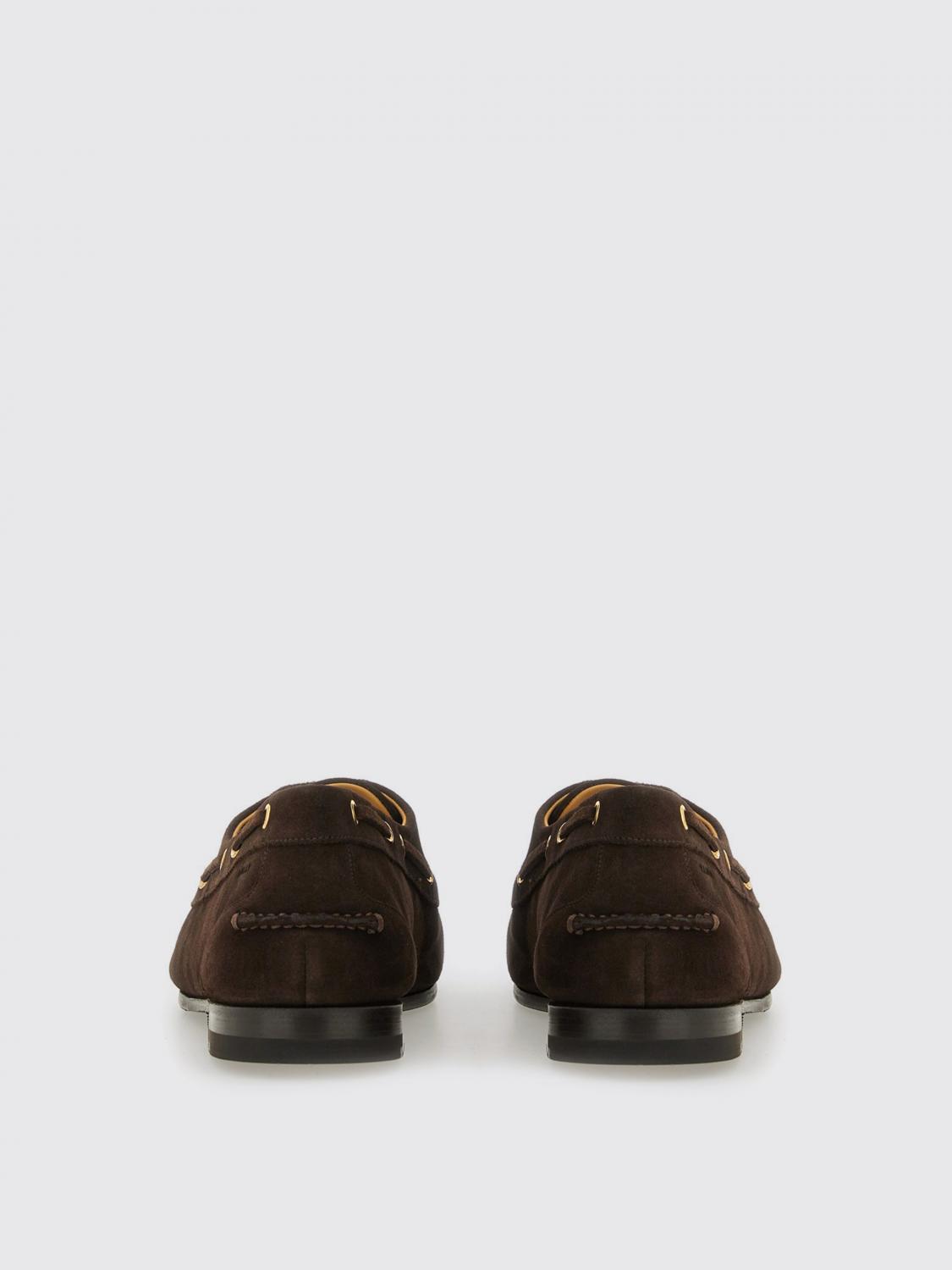 BALLY MOCASSINI: Mocassino Bally in camoscio , Marrone - Img 3